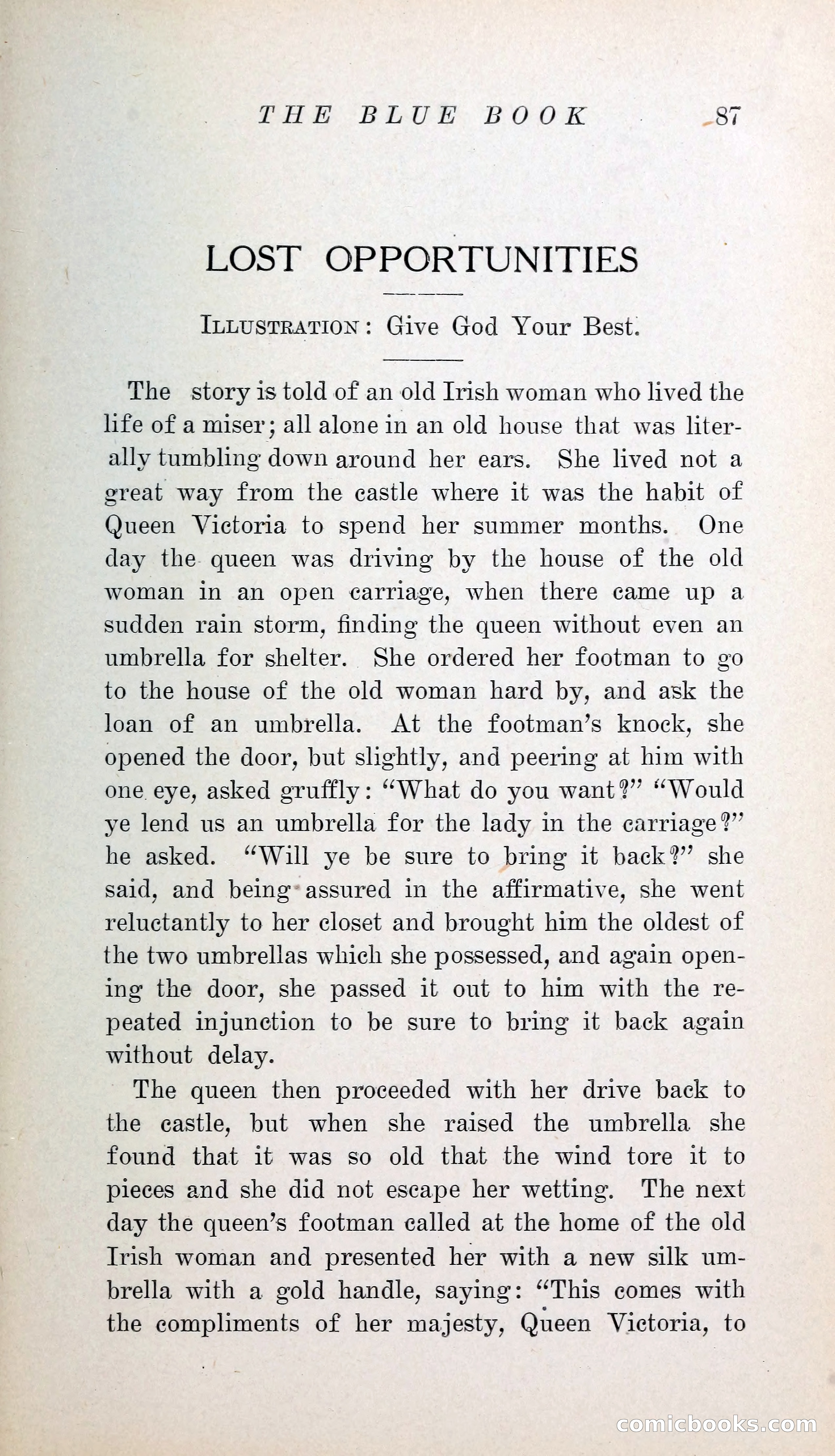 The Blue Book of Stories by M. L. Brittain — page 92 of 161