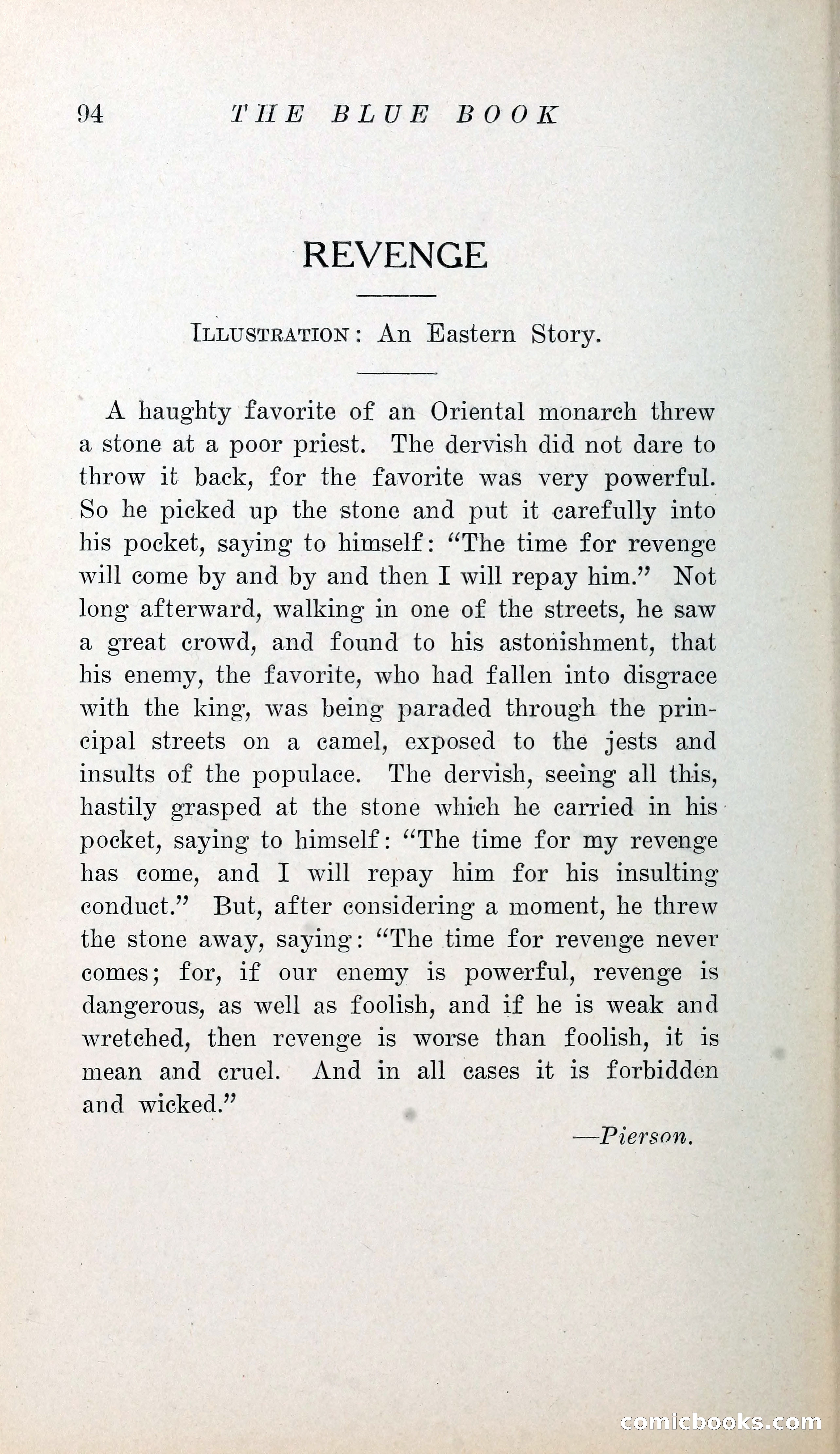The Blue Book of Stories by M. L. Brittain — page 99 of 161