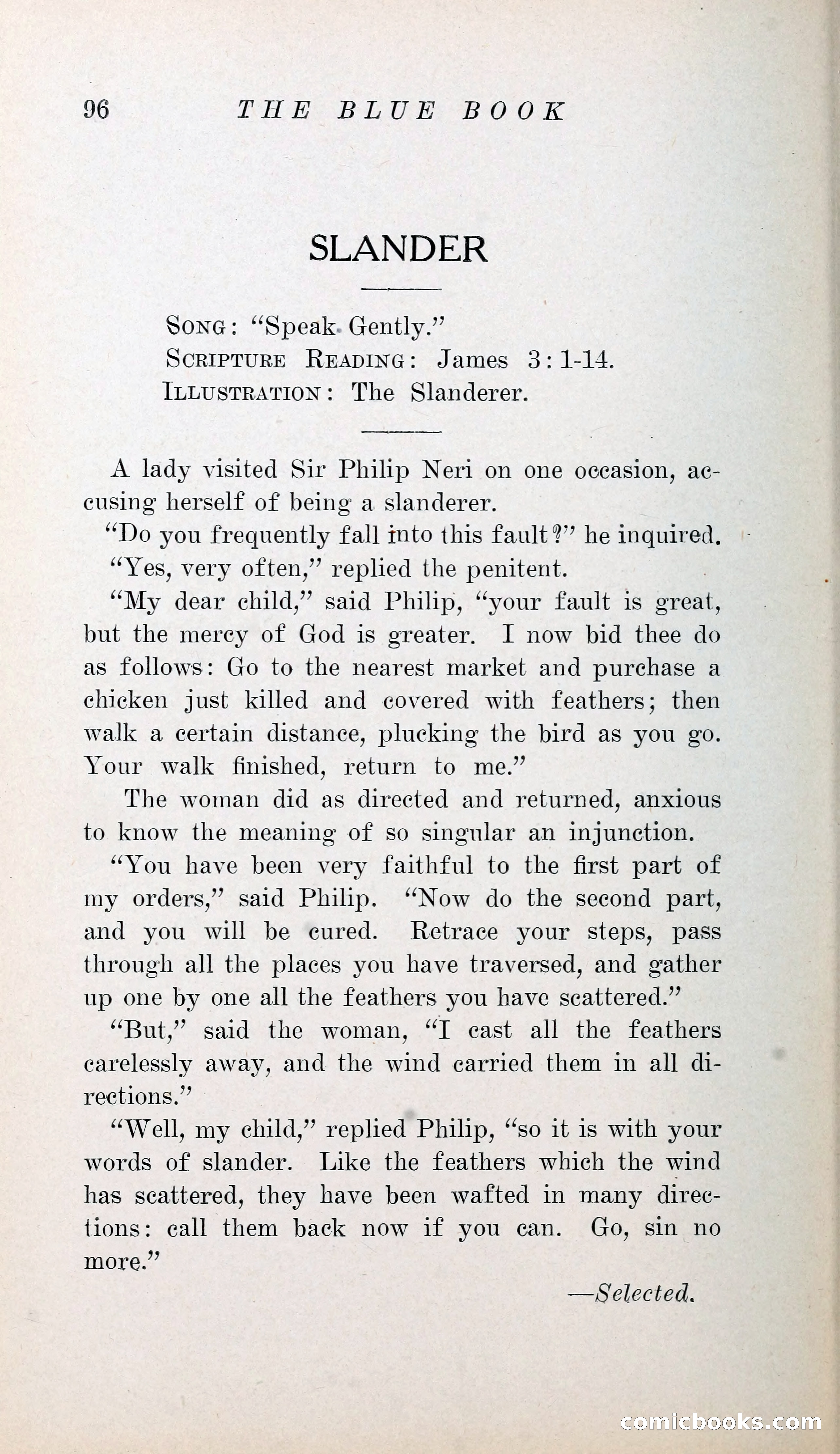 The Blue Book of Stories by M. L. Brittain — page 101 of 161