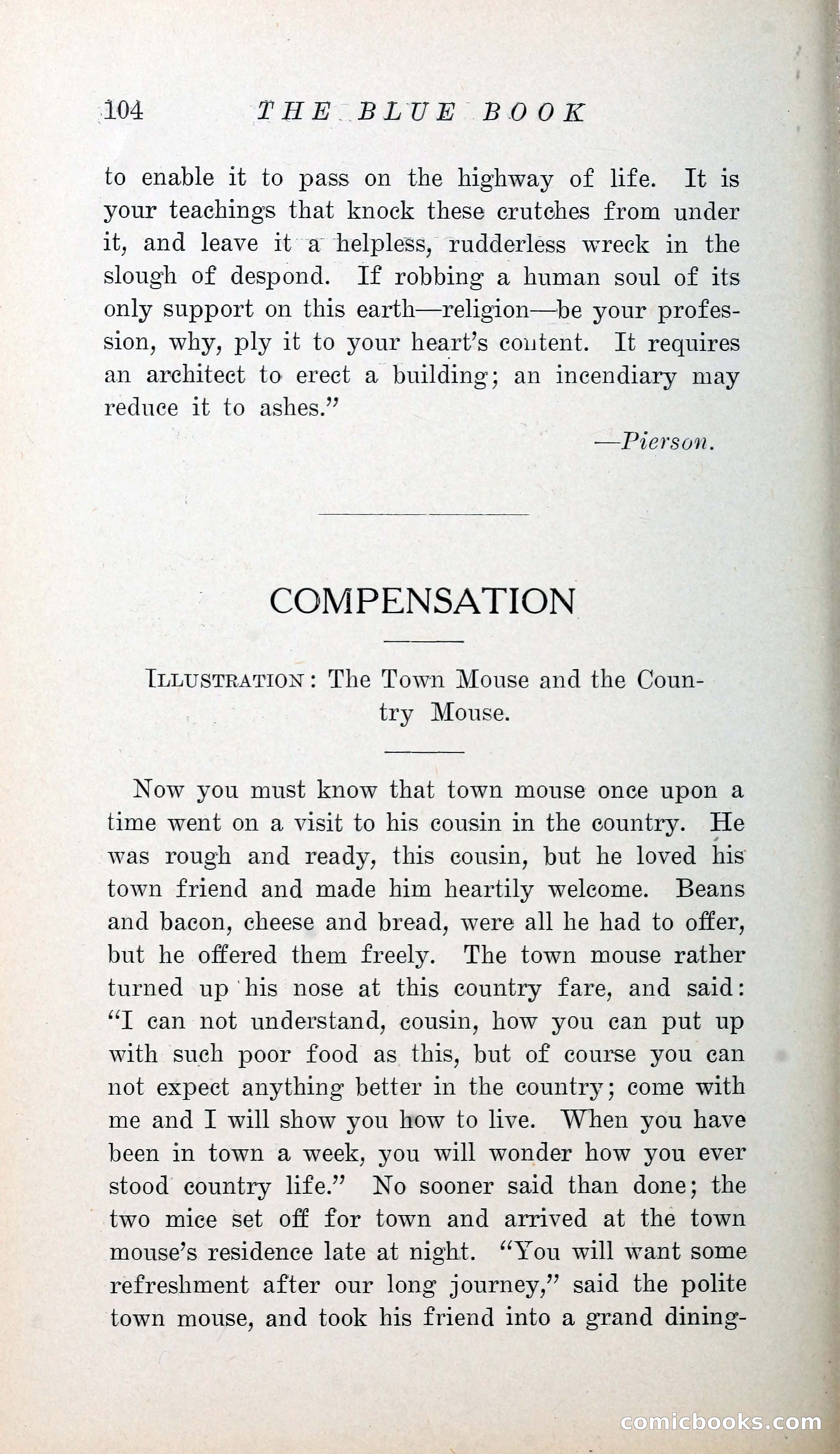The Blue Book of Stories by M. L. Brittain — page 109 of 161