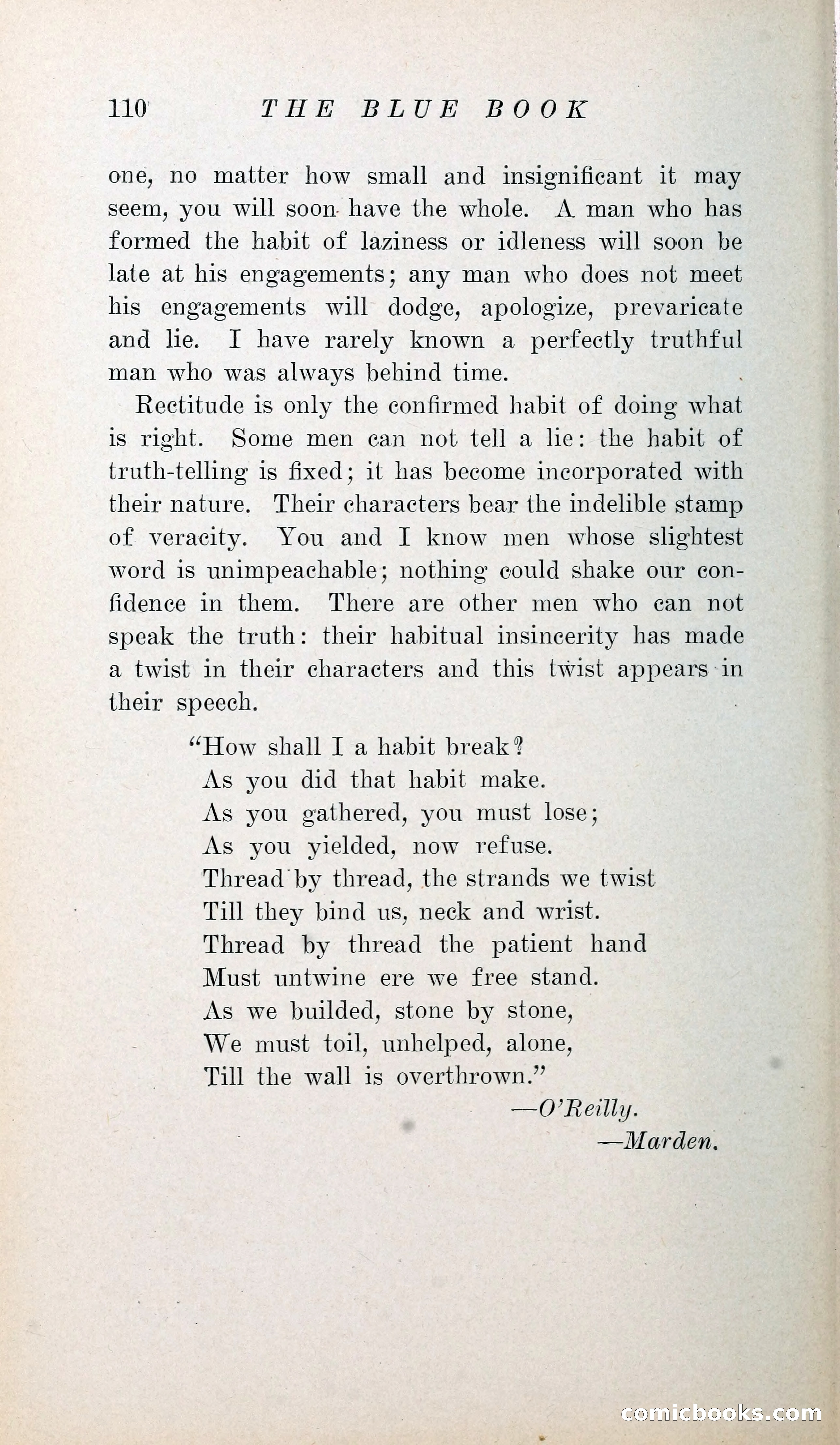 The Blue Book of Stories by M. L. Brittain — page 115 of 161
