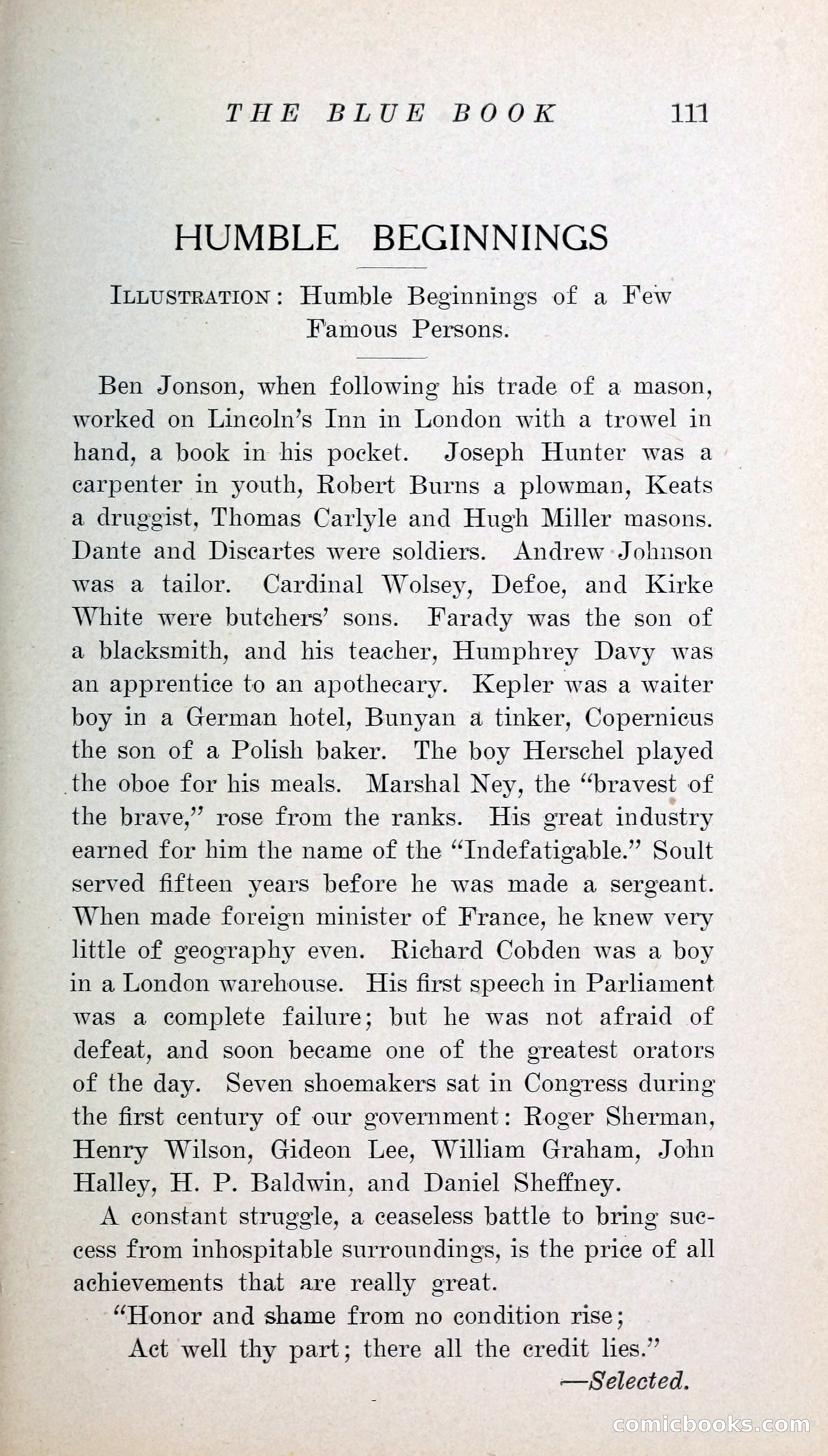 The Blue Book of Stories by M. L. Brittain — page 116 of 161