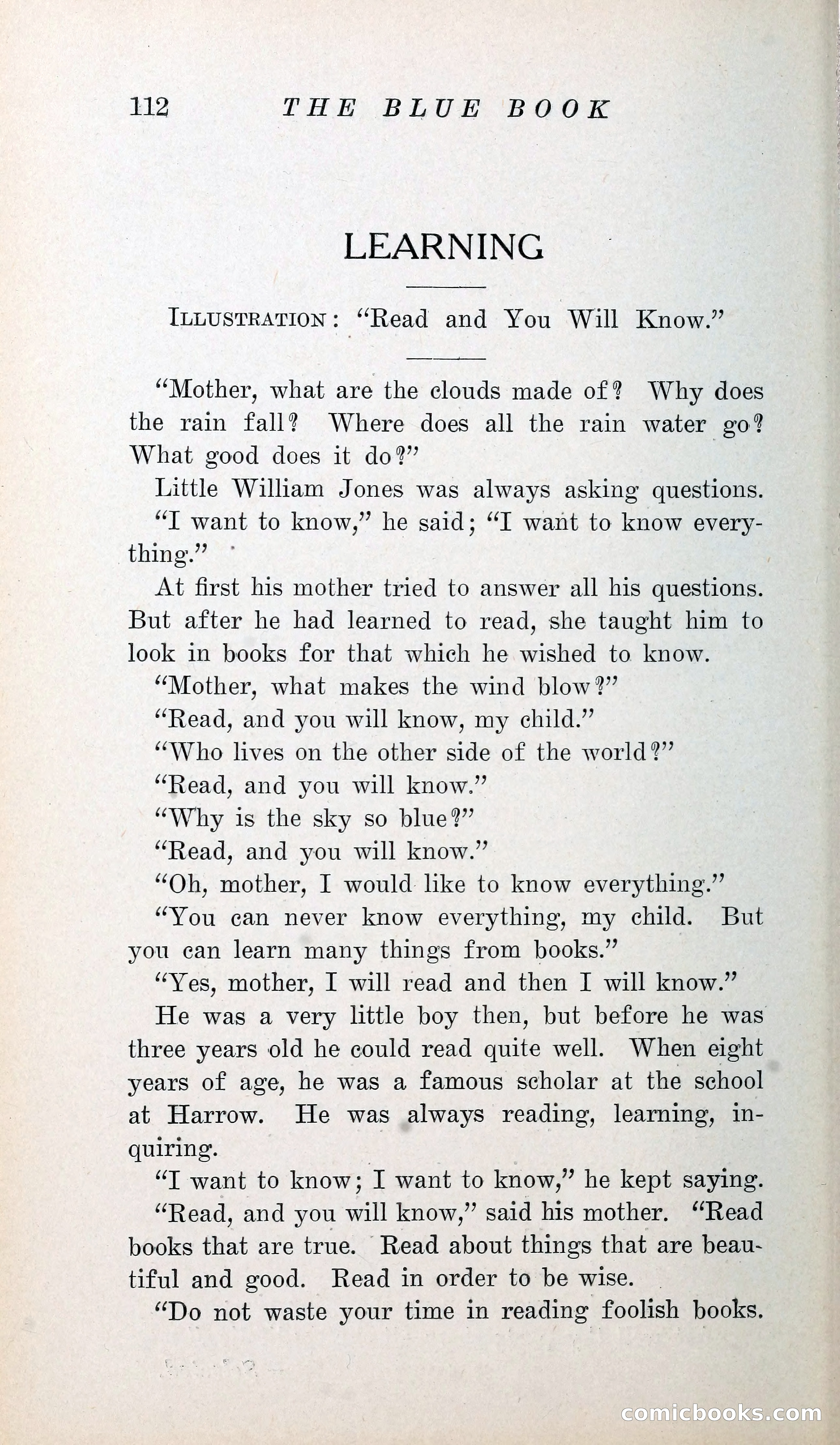 The Blue Book of Stories by M. L. Brittain — page 117 of 161
