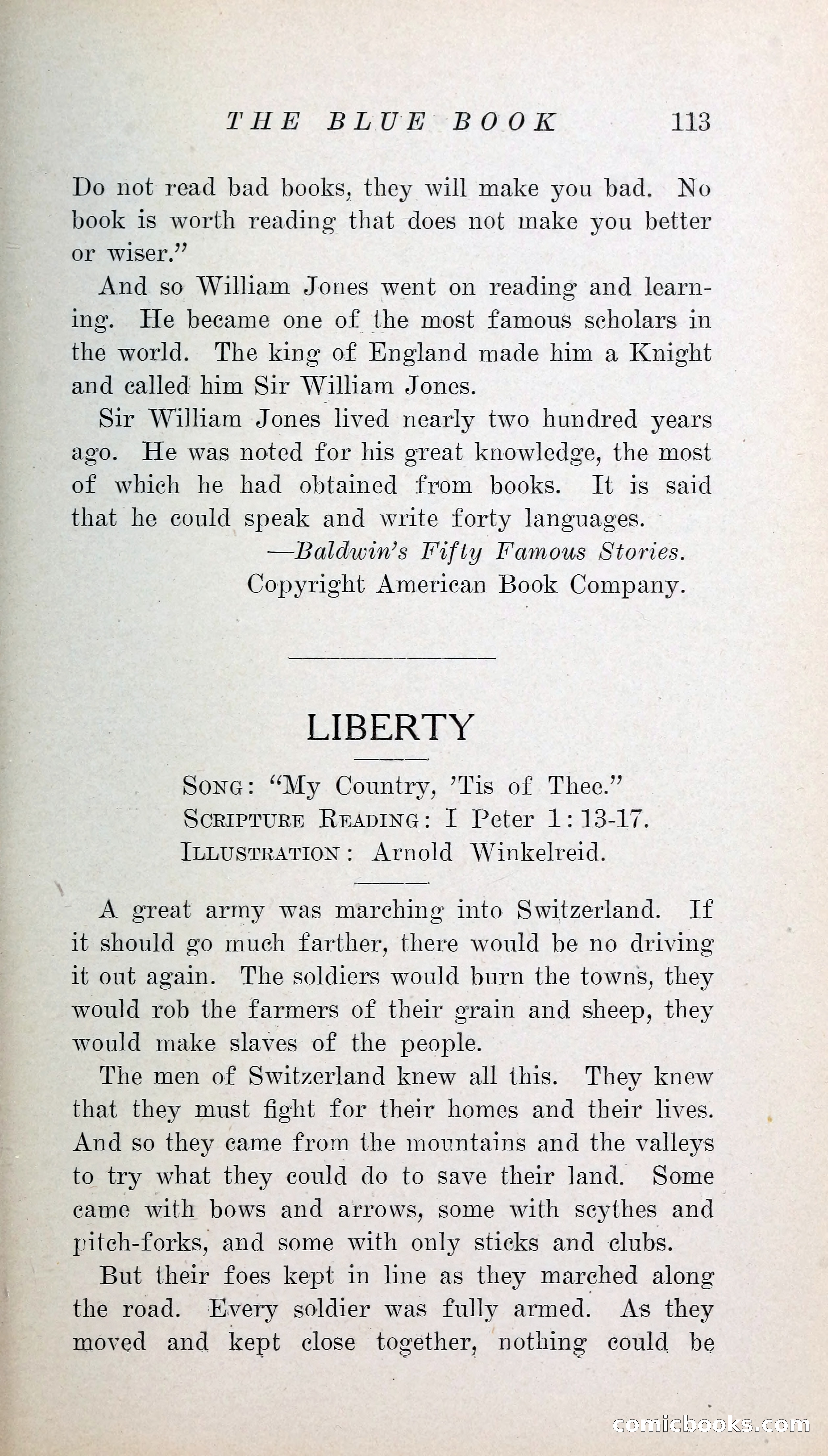 The Blue Book of Stories by M. L. Brittain — page 118 of 161