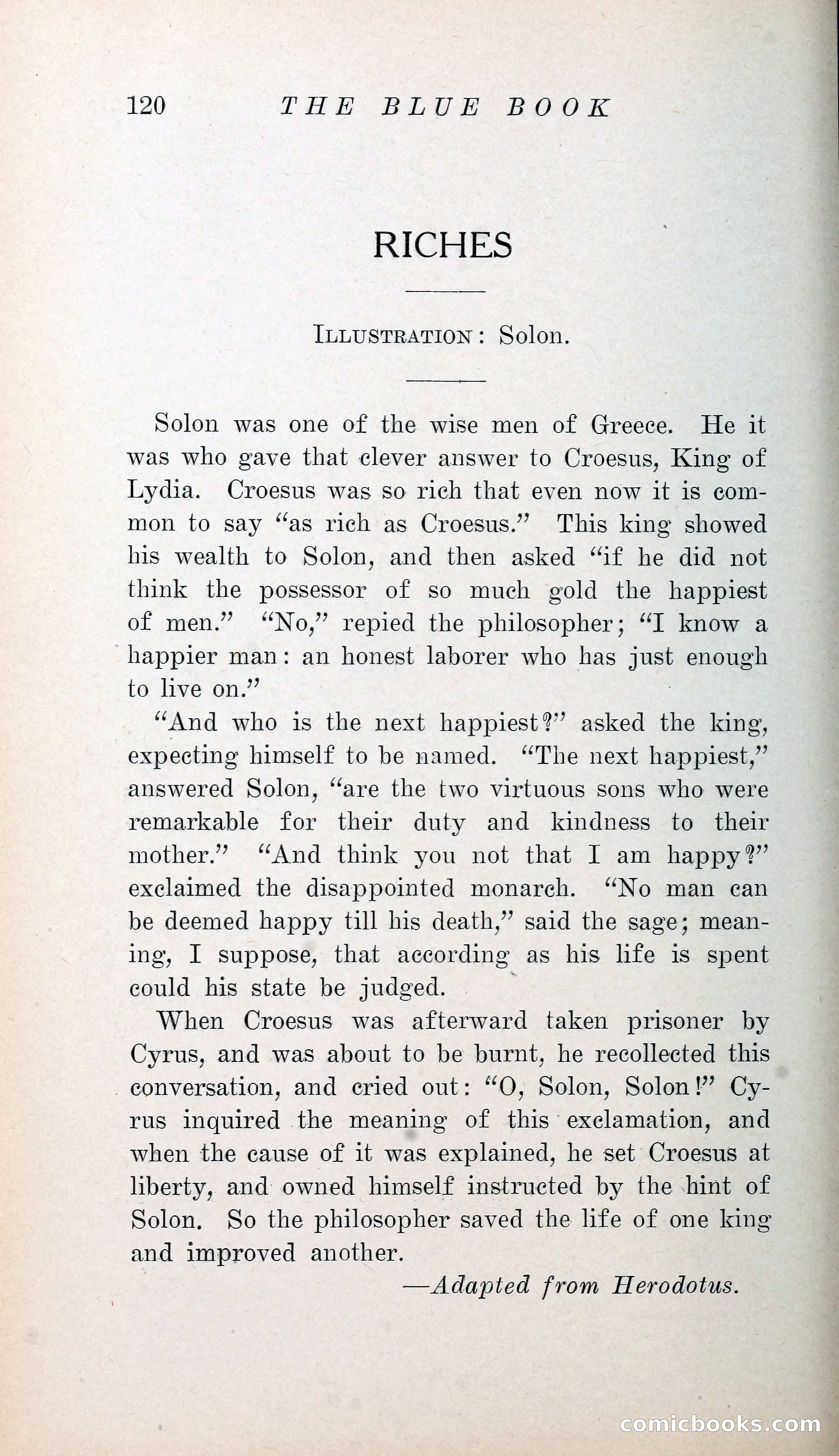 The Blue Book of Stories by M. L. Brittain — page 125 of 161