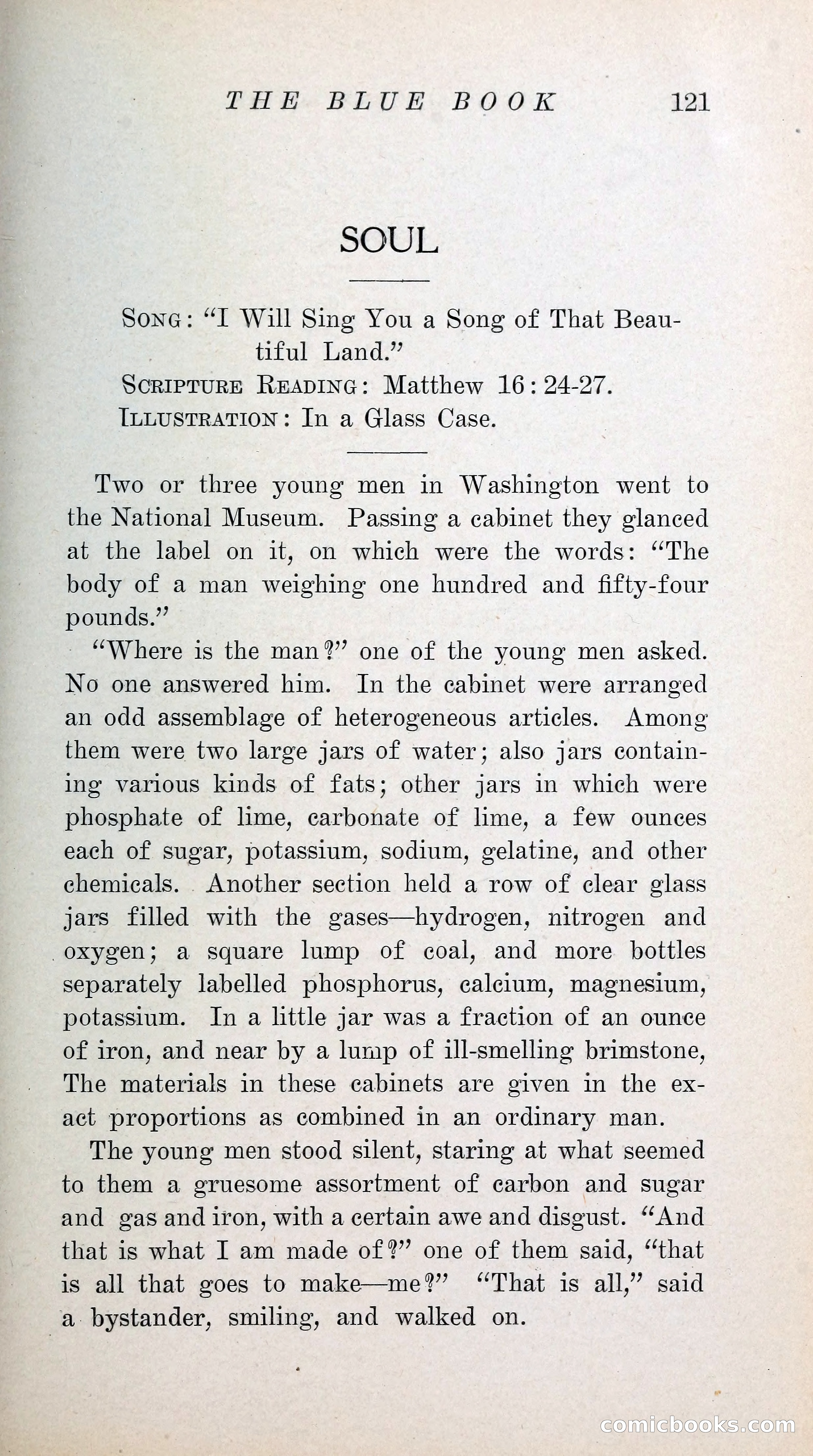 The Blue Book of Stories by M. L. Brittain — page 126 of 161