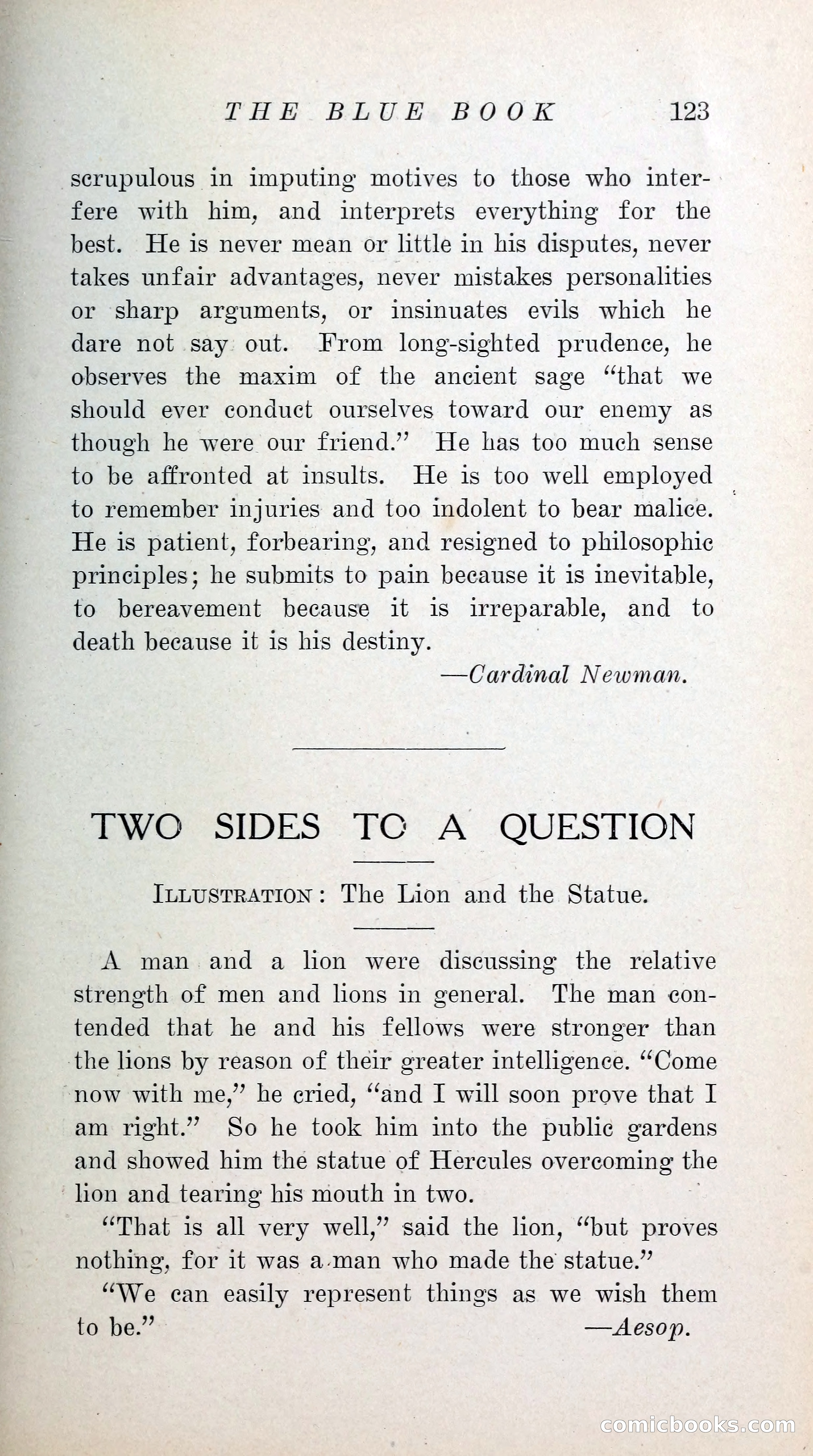 The Blue Book of Stories by M. L. Brittain — page 128 of 161