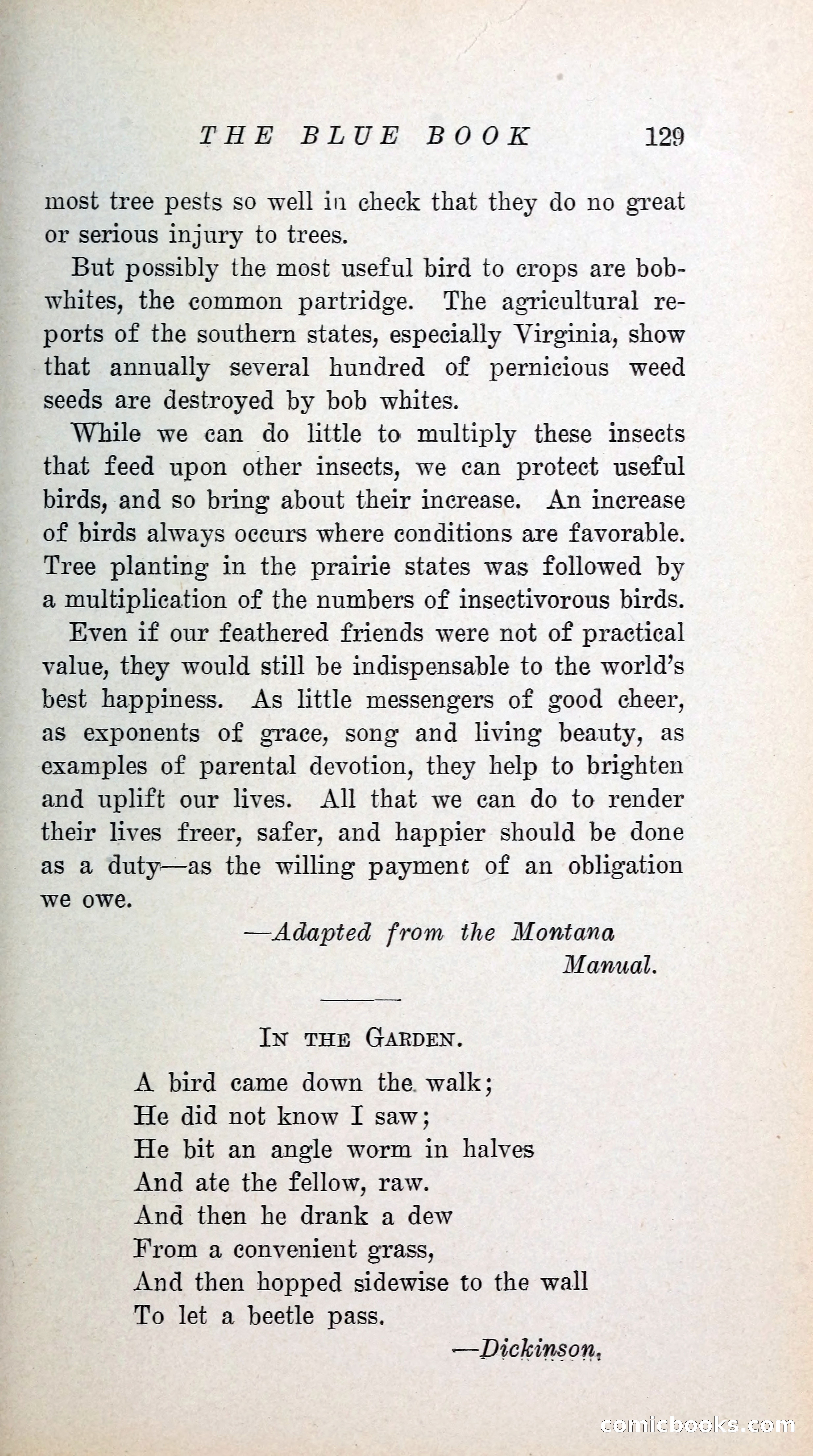 The Blue Book of Stories by M. L. Brittain — page 134 of 161