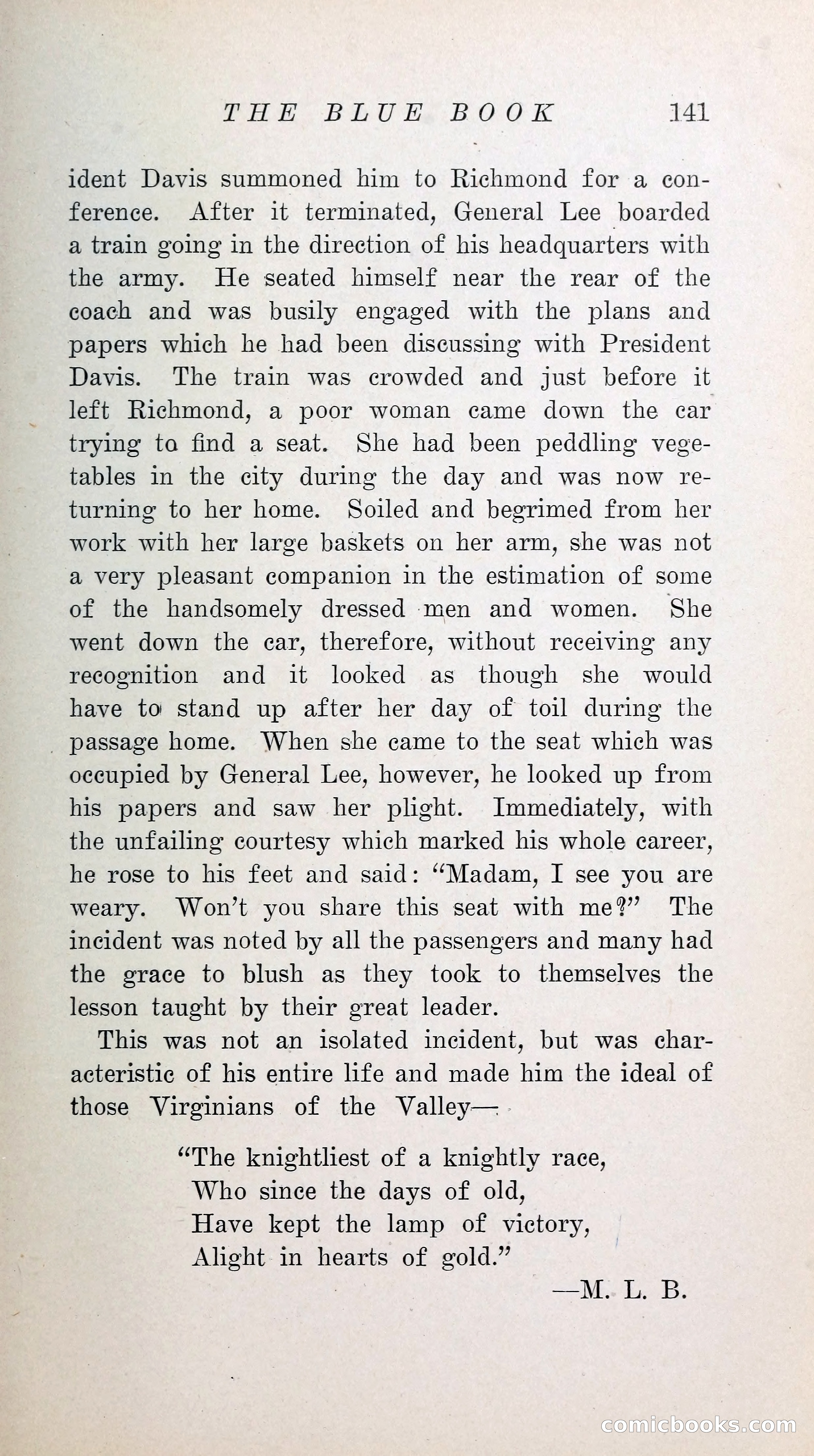 The Blue Book of Stories by M. L. Brittain — page 146 of 161
