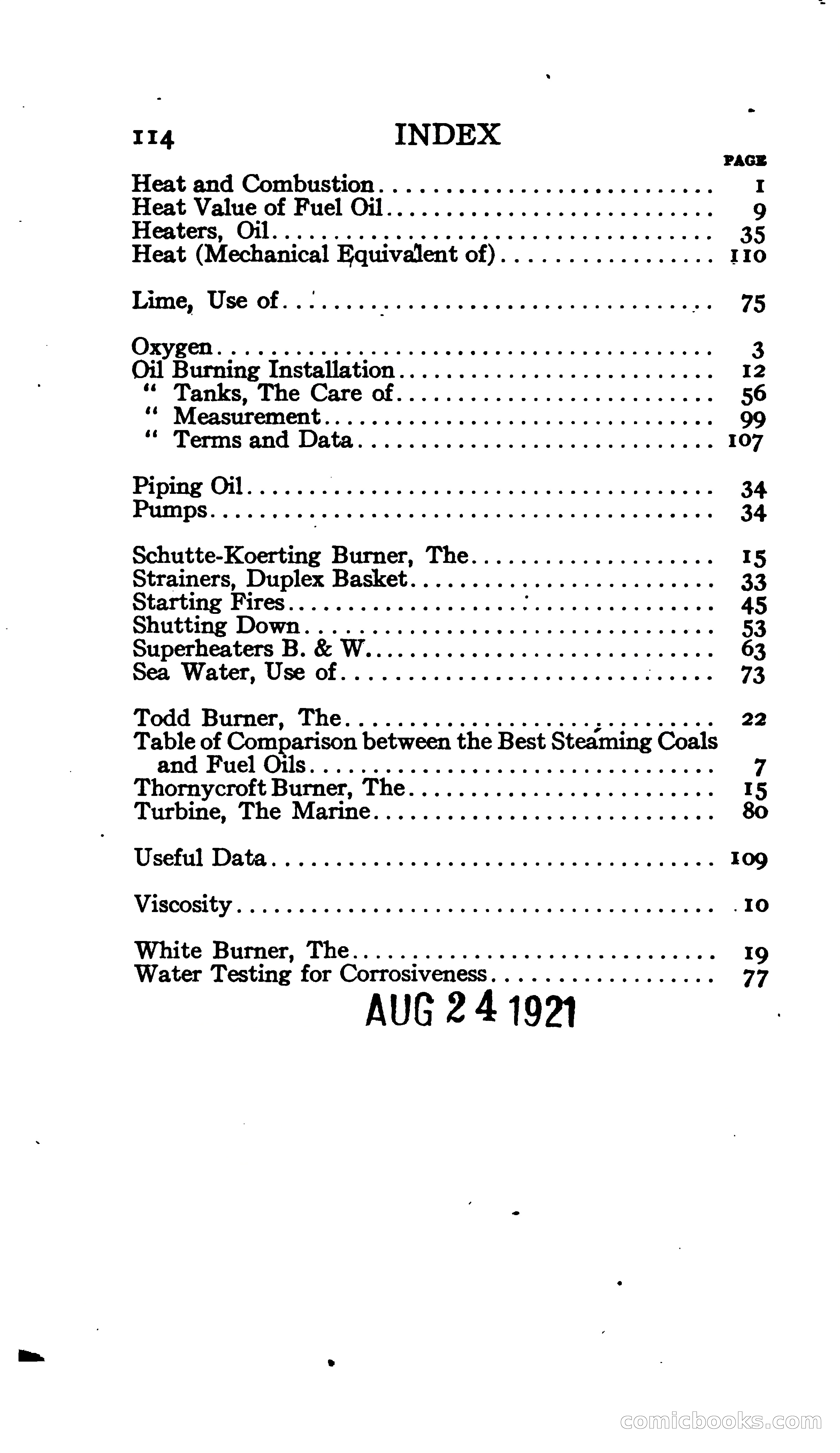 The Blue Book of Oil Burning and Burners — page 122 of 119