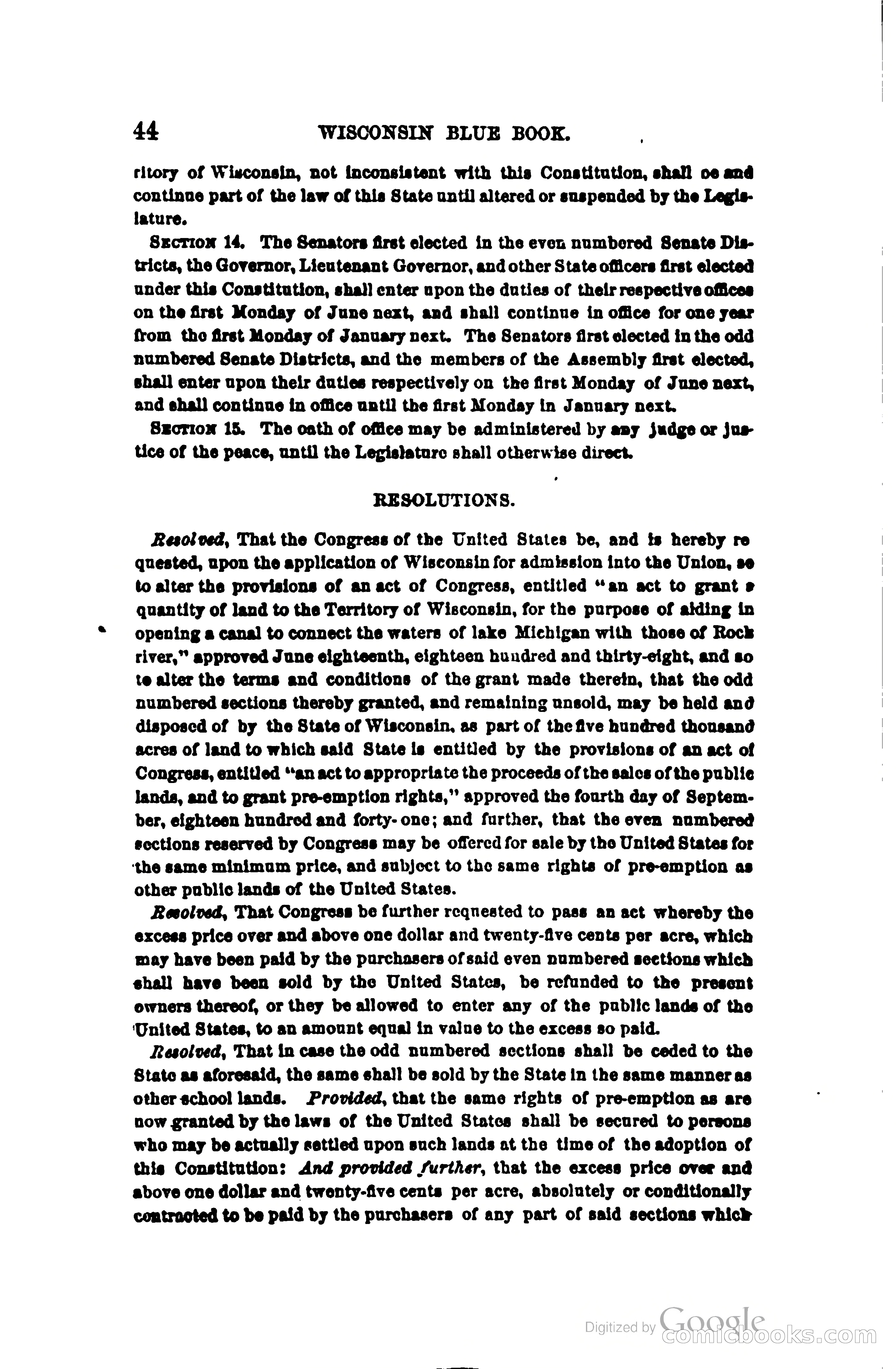 The Wisconsin Blue Book — page 67 of 398