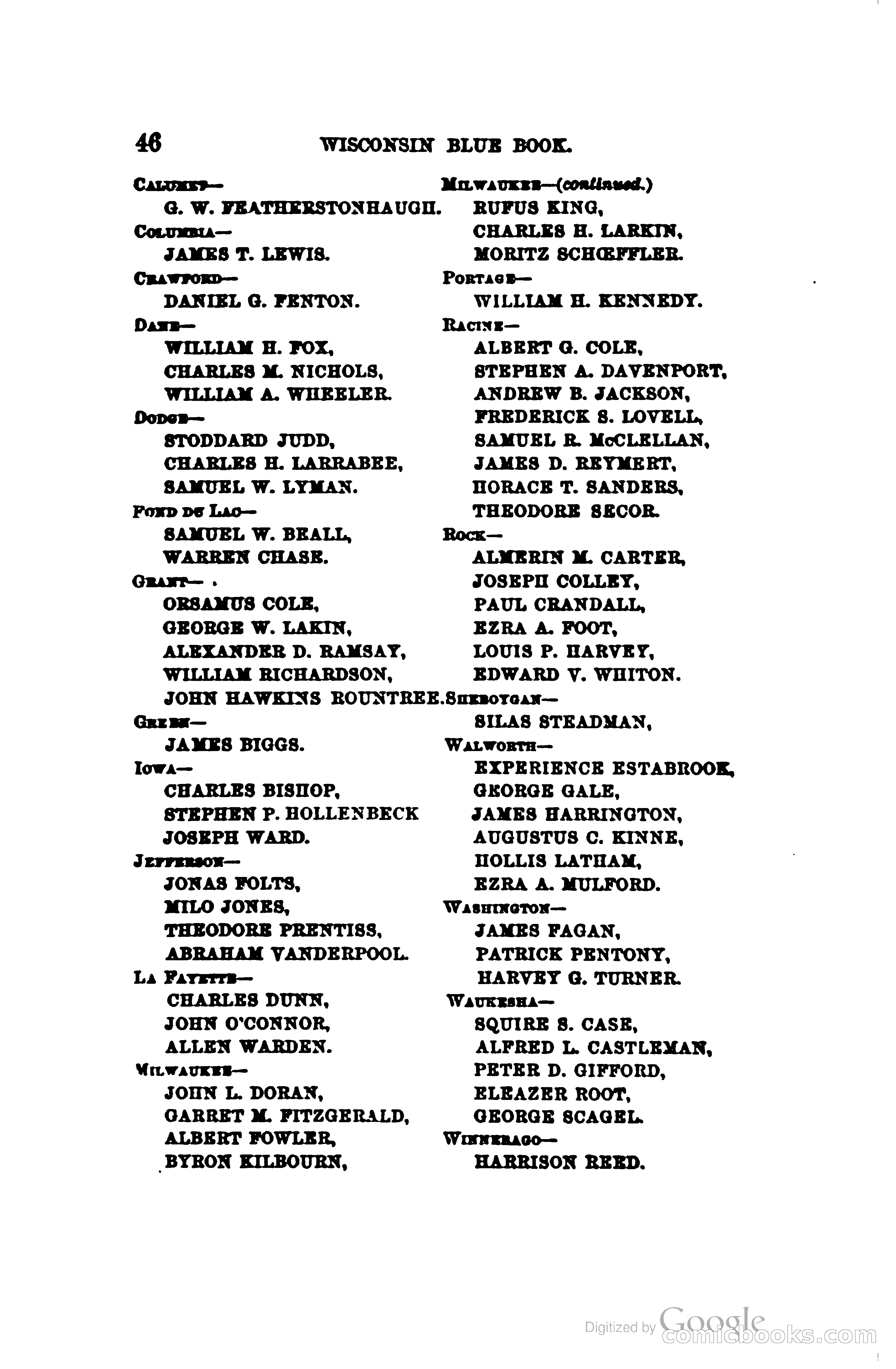 The Wisconsin Blue Book — page 69 of 398
