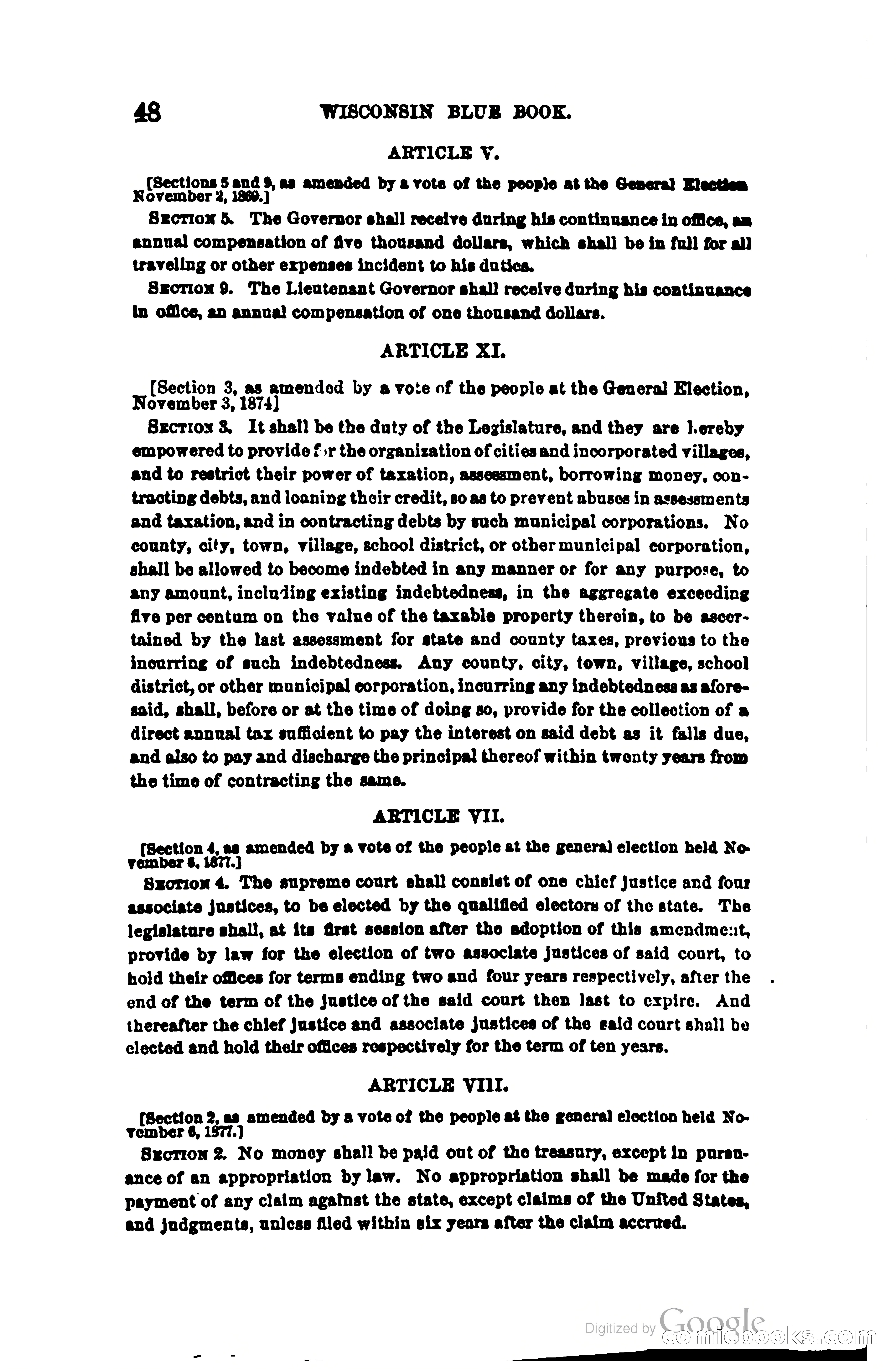 The Wisconsin Blue Book — page 71 of 398