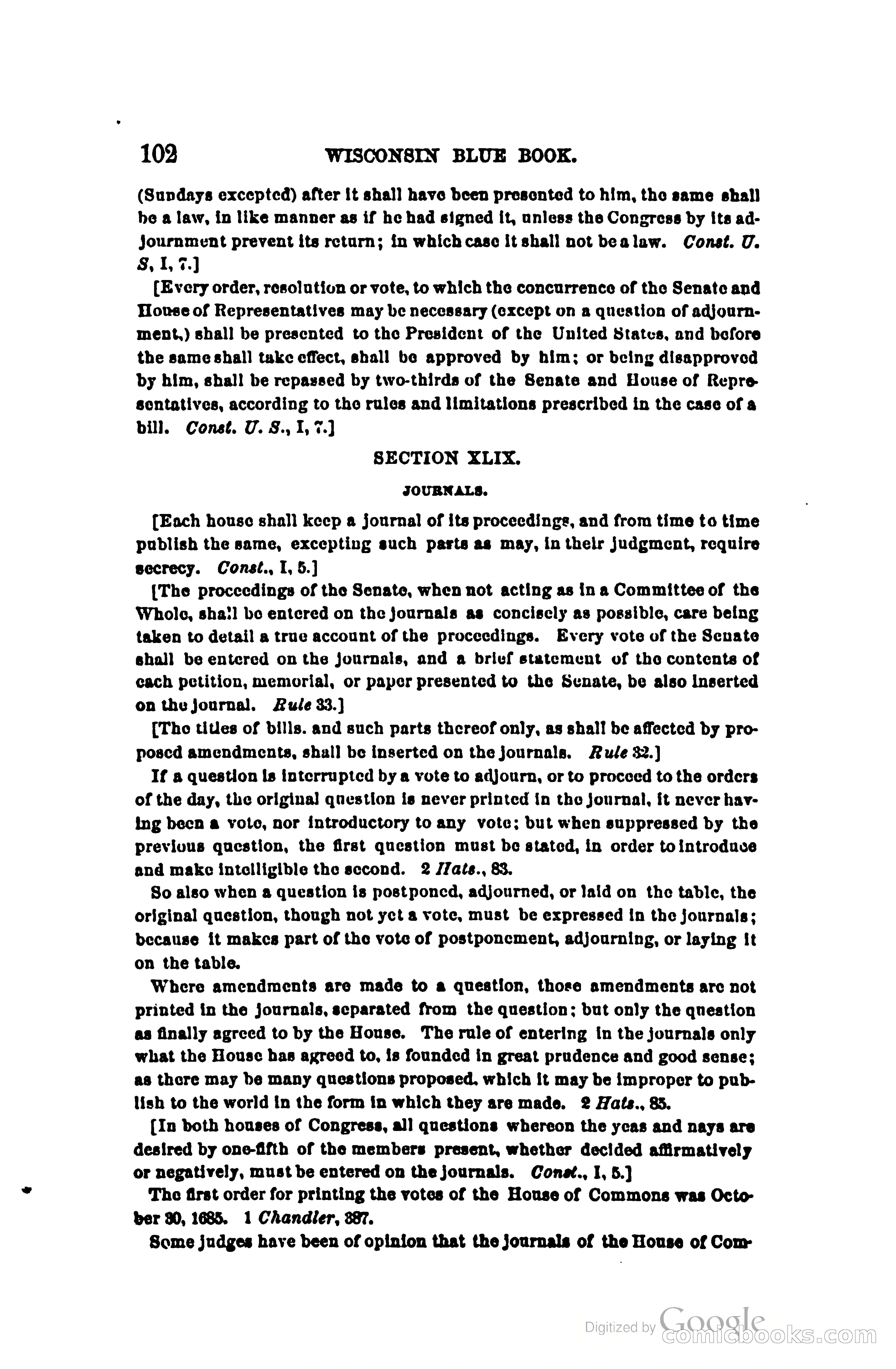 The Wisconsin Blue Book — page 125 of 398