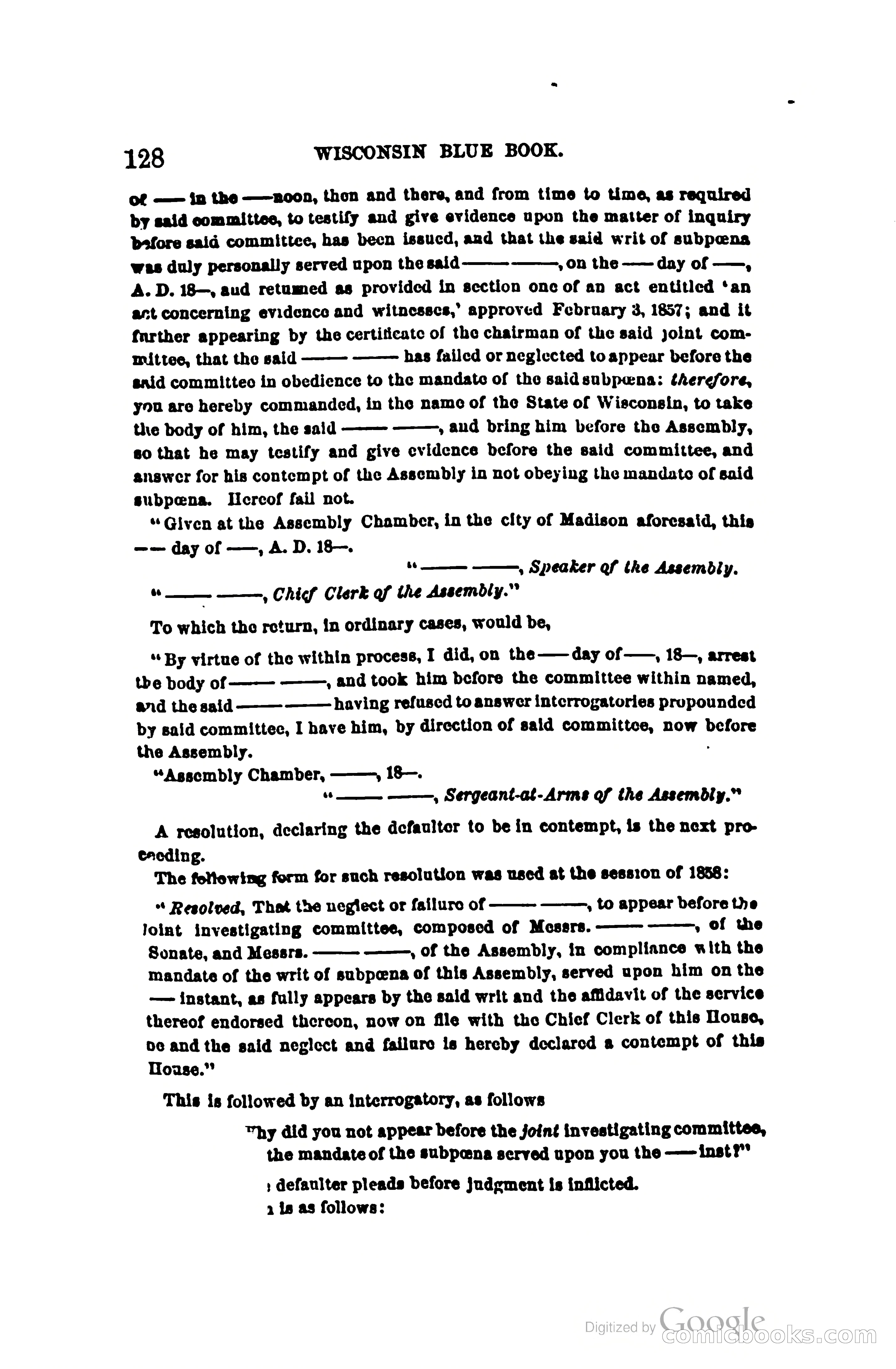 The Wisconsin Blue Book — page 151 of 398