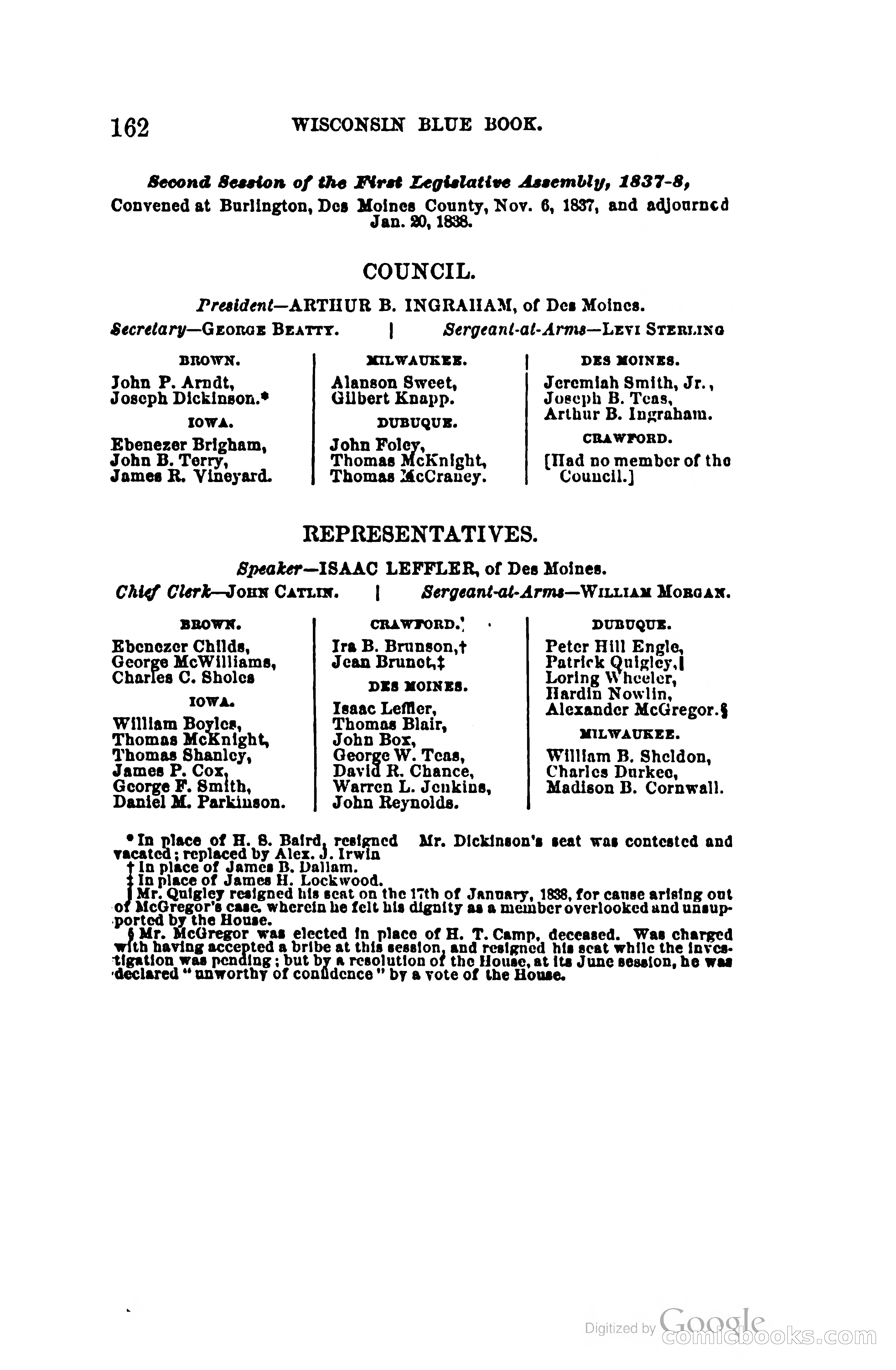 The Wisconsin Blue Book — page 185 of 398