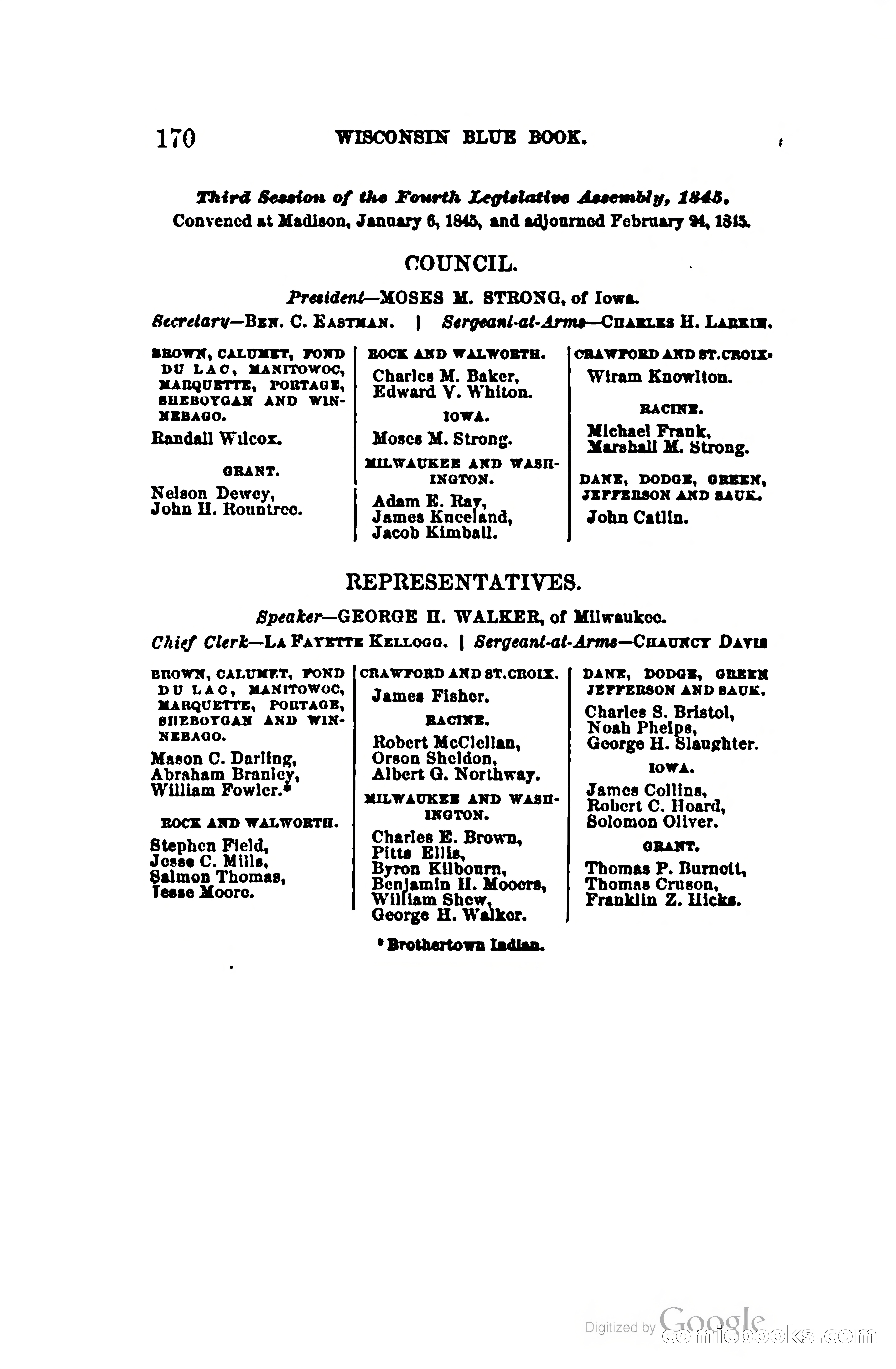 The Wisconsin Blue Book — page 193 of 398