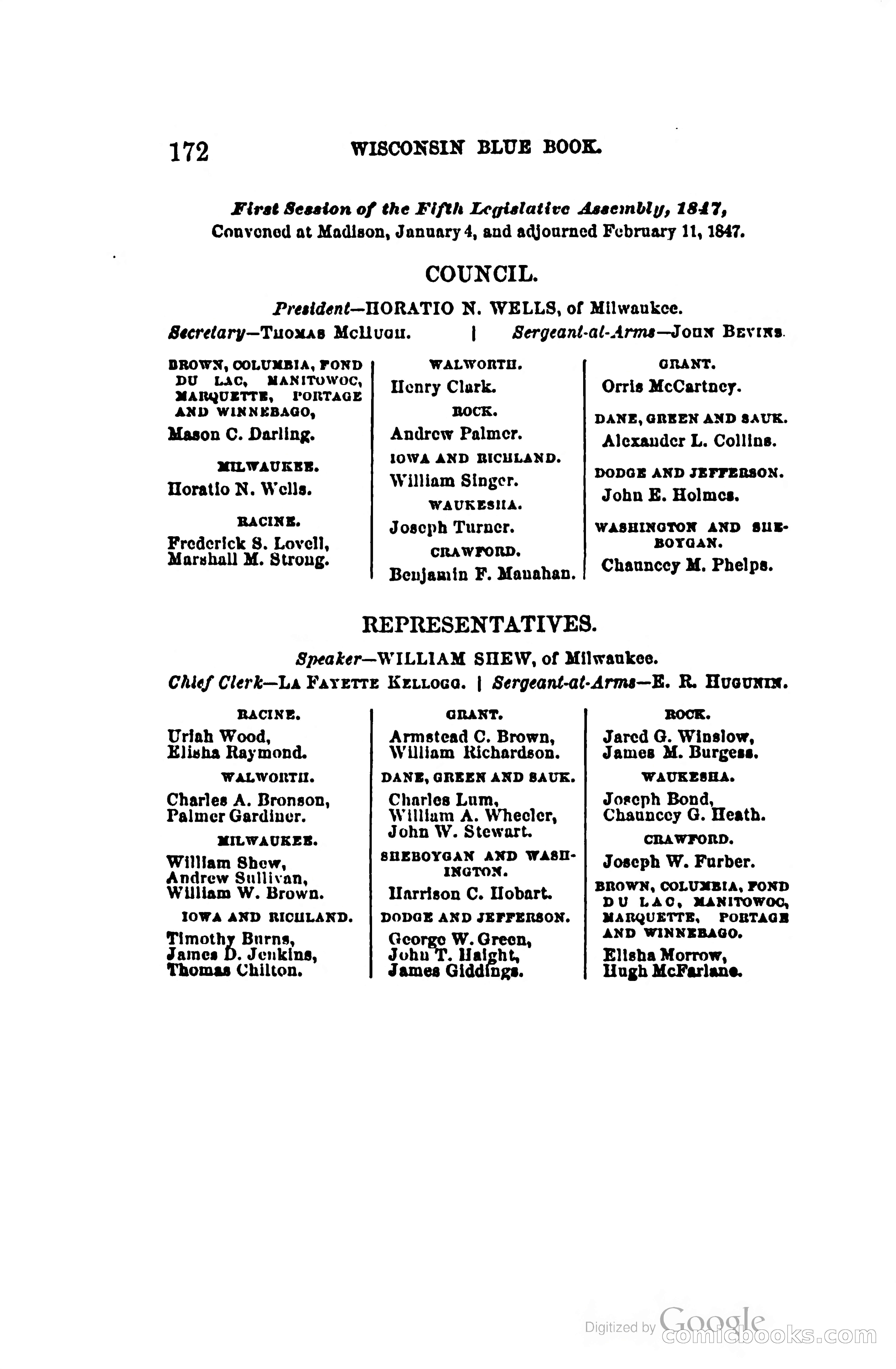 The Wisconsin Blue Book — page 195 of 398