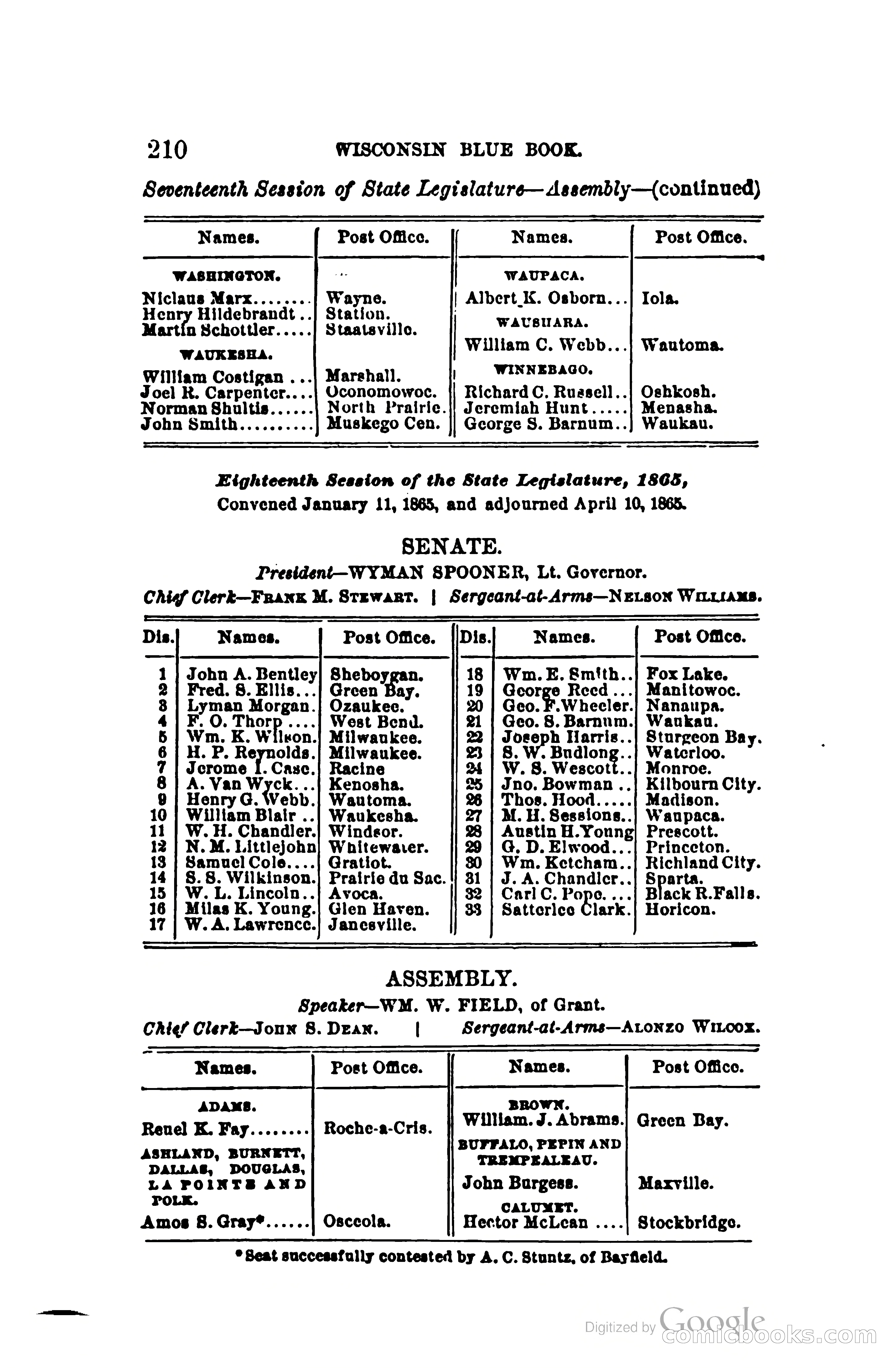 The Wisconsin Blue Book — page 233 of 398