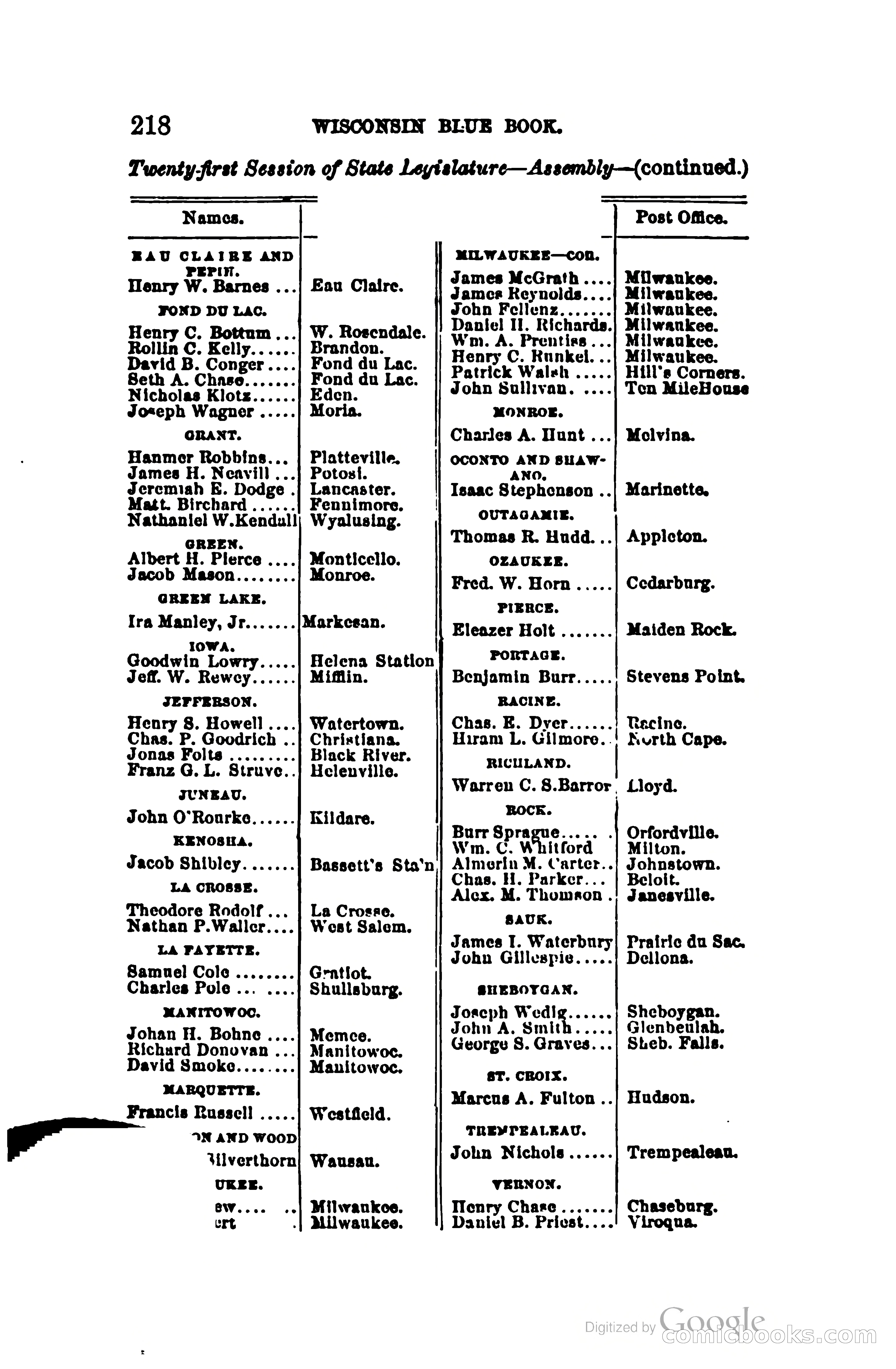 The Wisconsin Blue Book — page 241 of 398