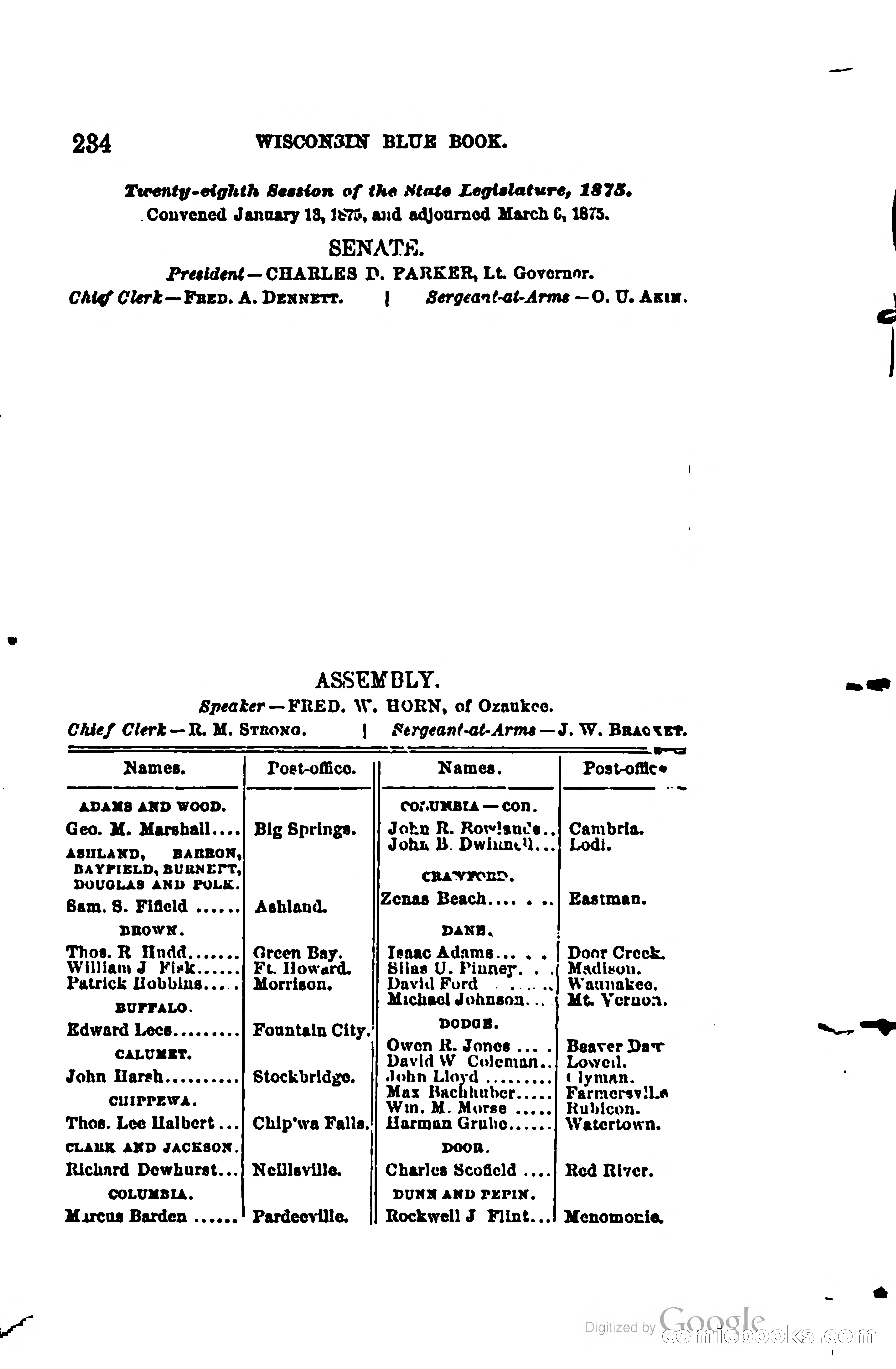 The Wisconsin Blue Book — page 257 of 398