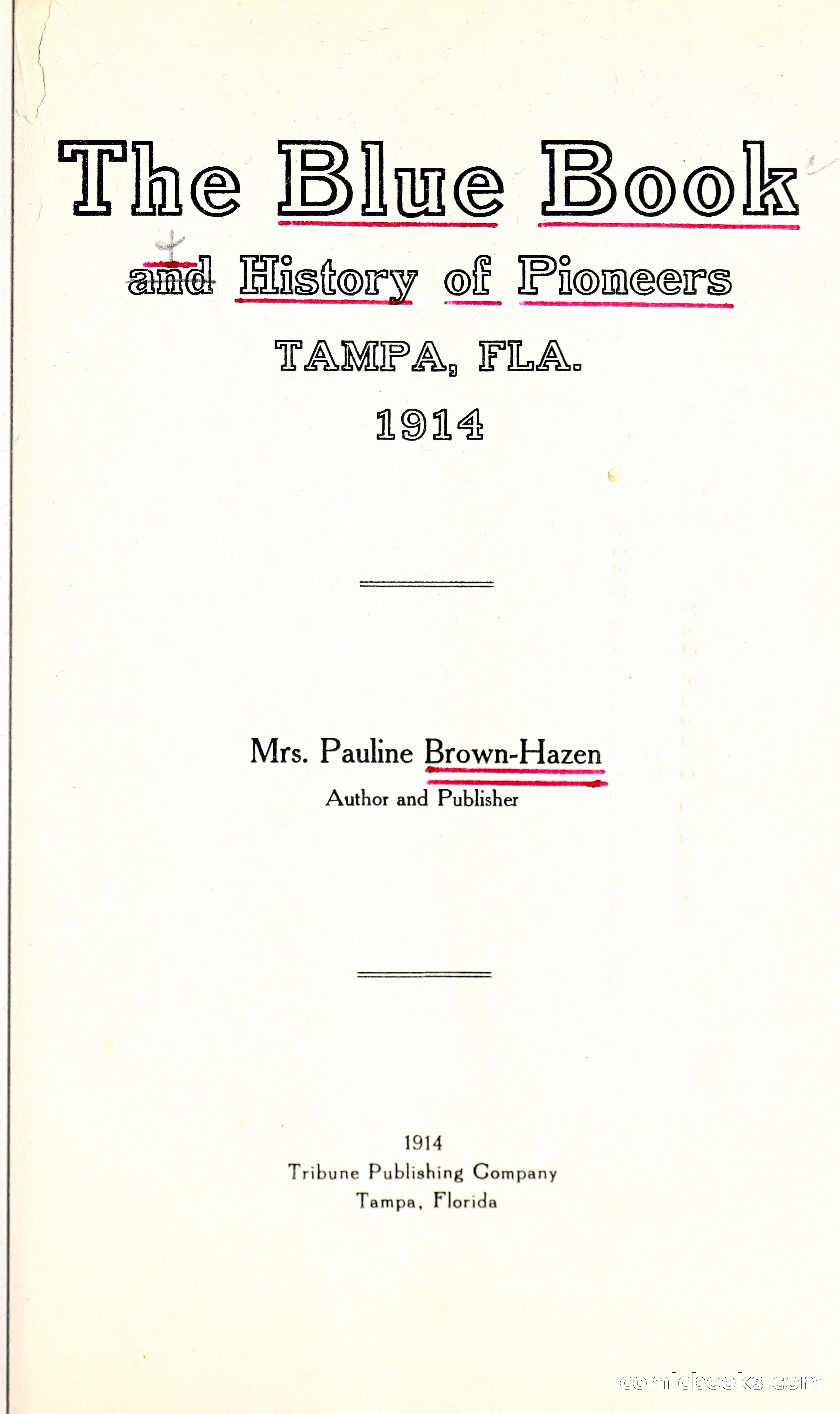The Blue Book Magazine