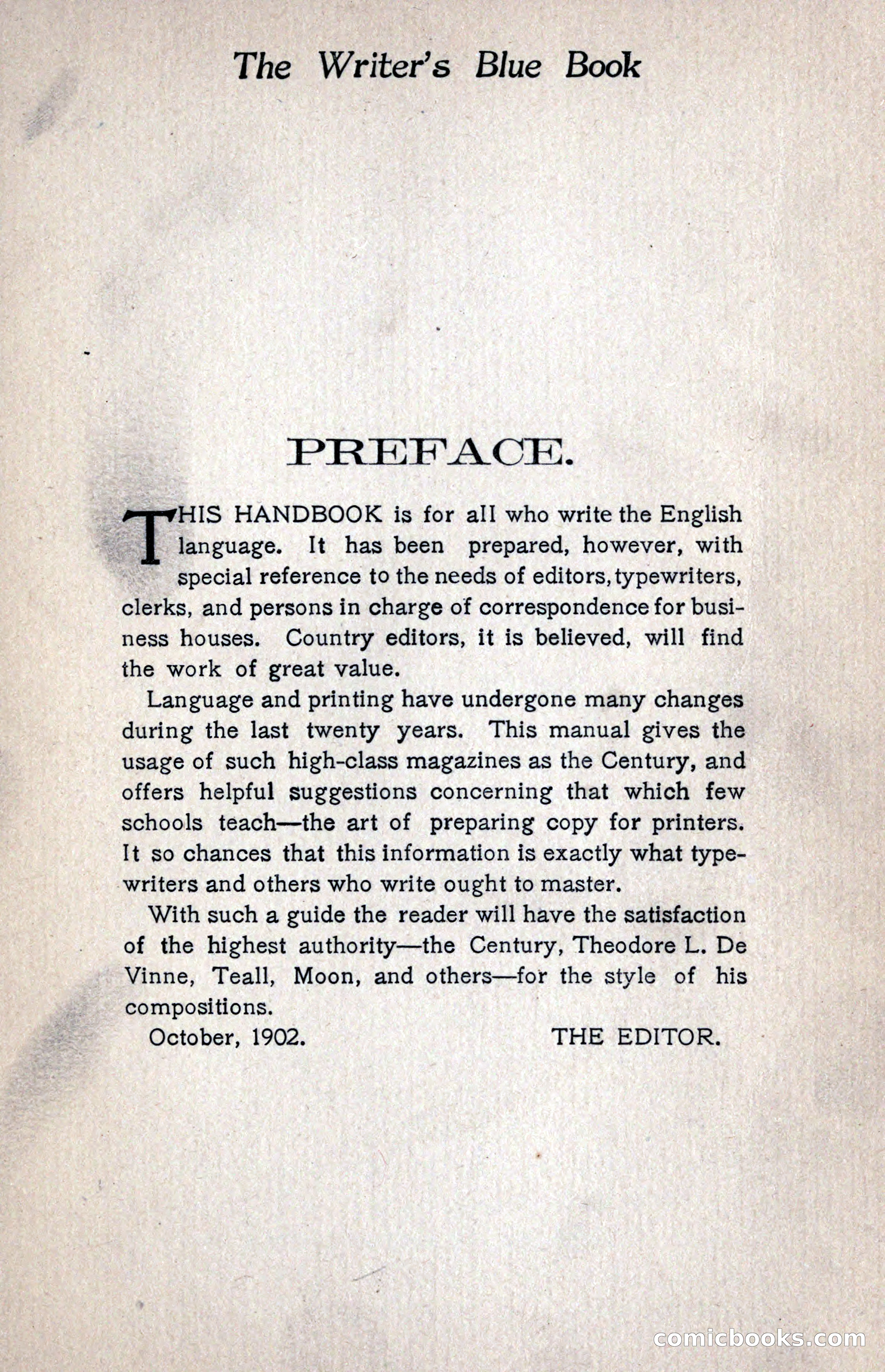 The Writer's Blue Book — page 9 of 95