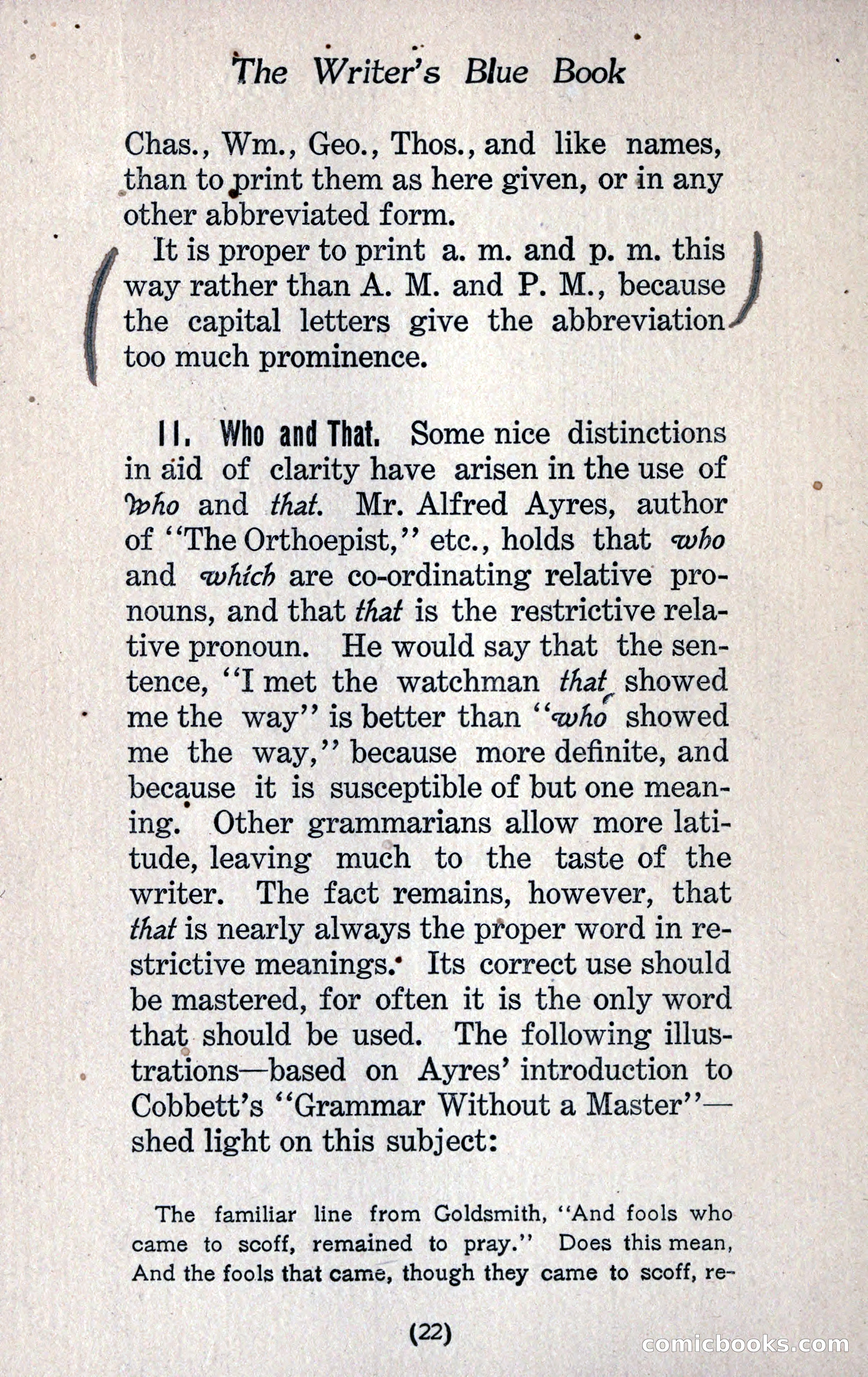 The Writer's Blue Book — page 26 of 95