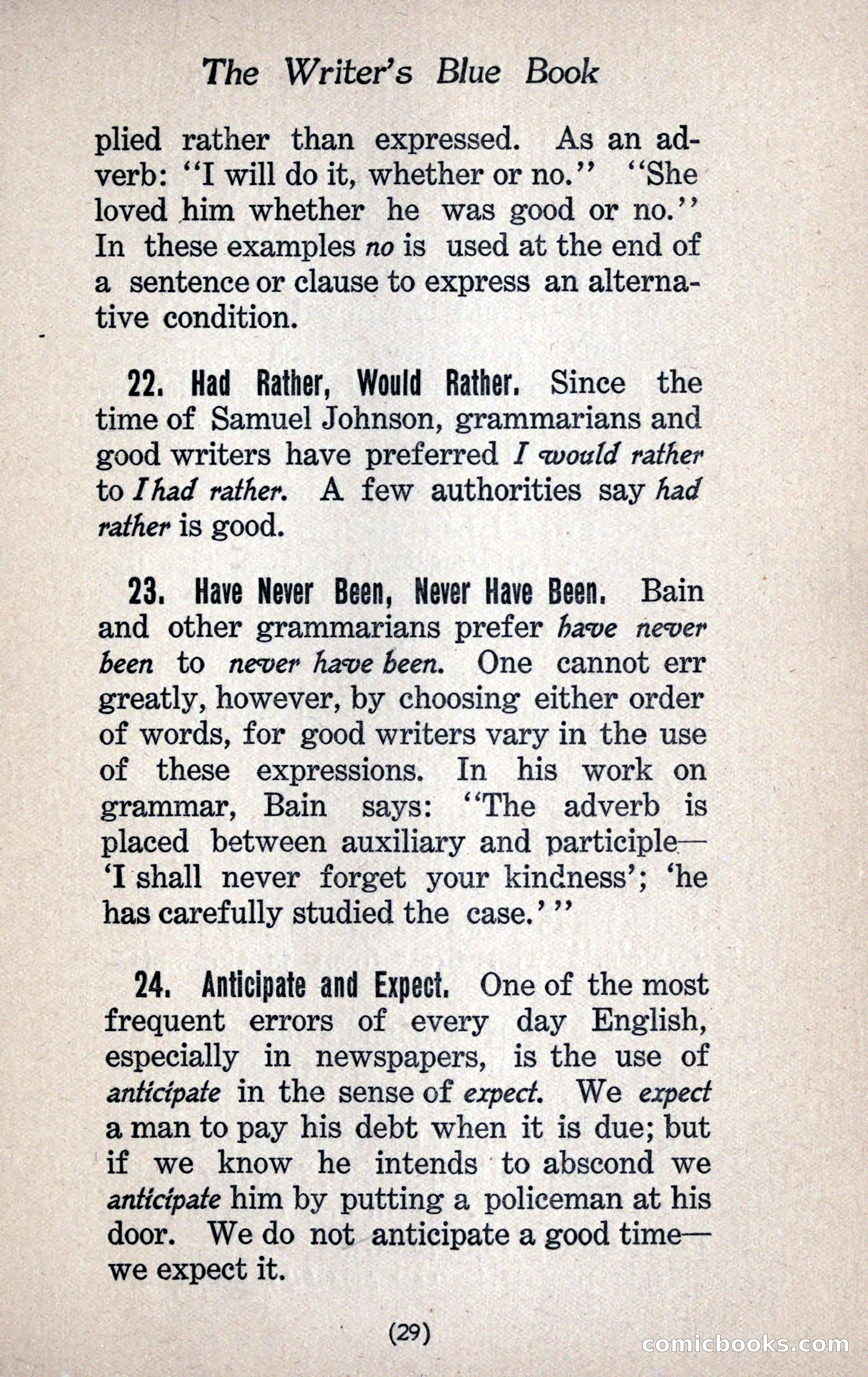 The Writer's Blue Book — page 33 of 95