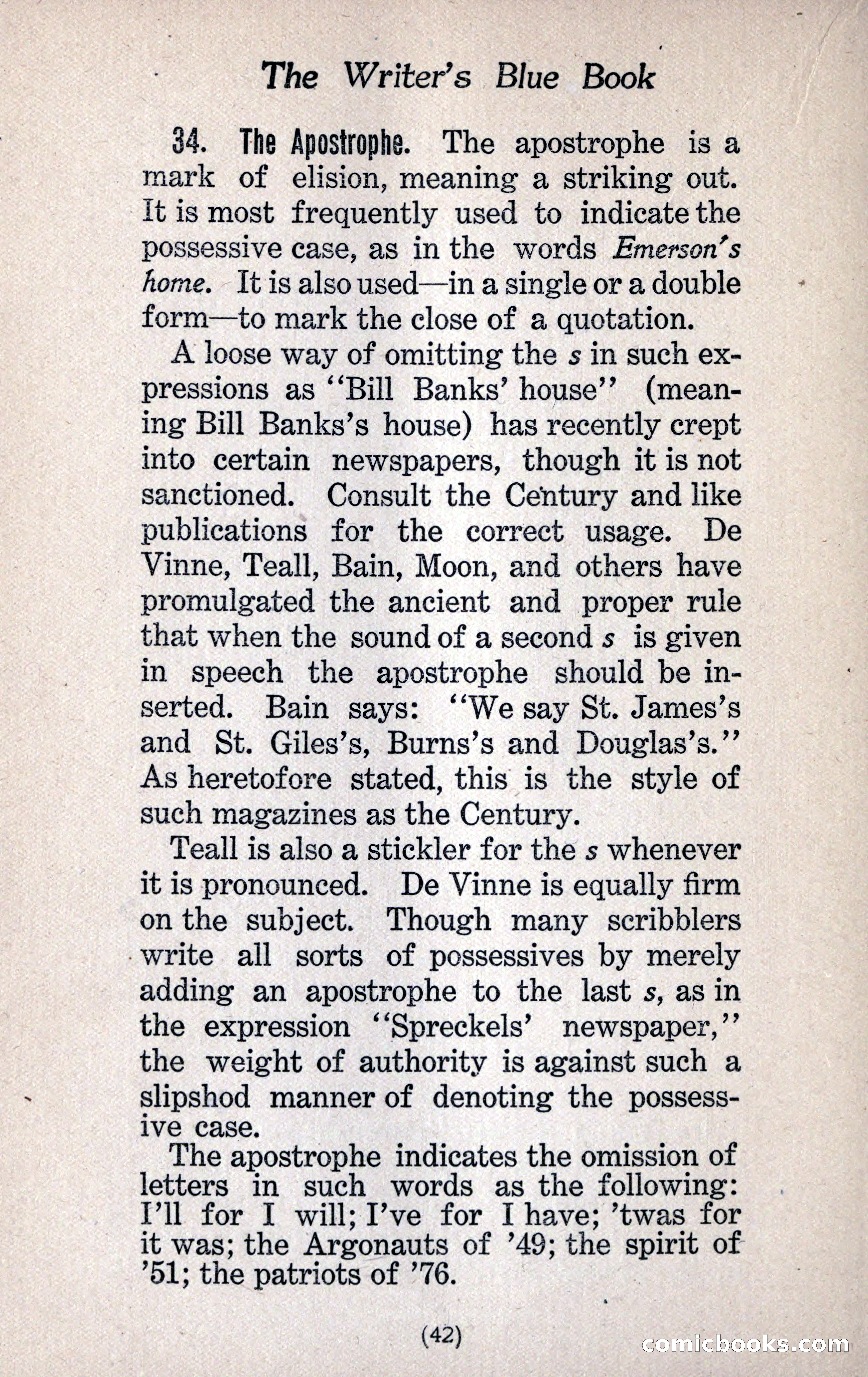 The Writer's Blue Book — page 46 of 95