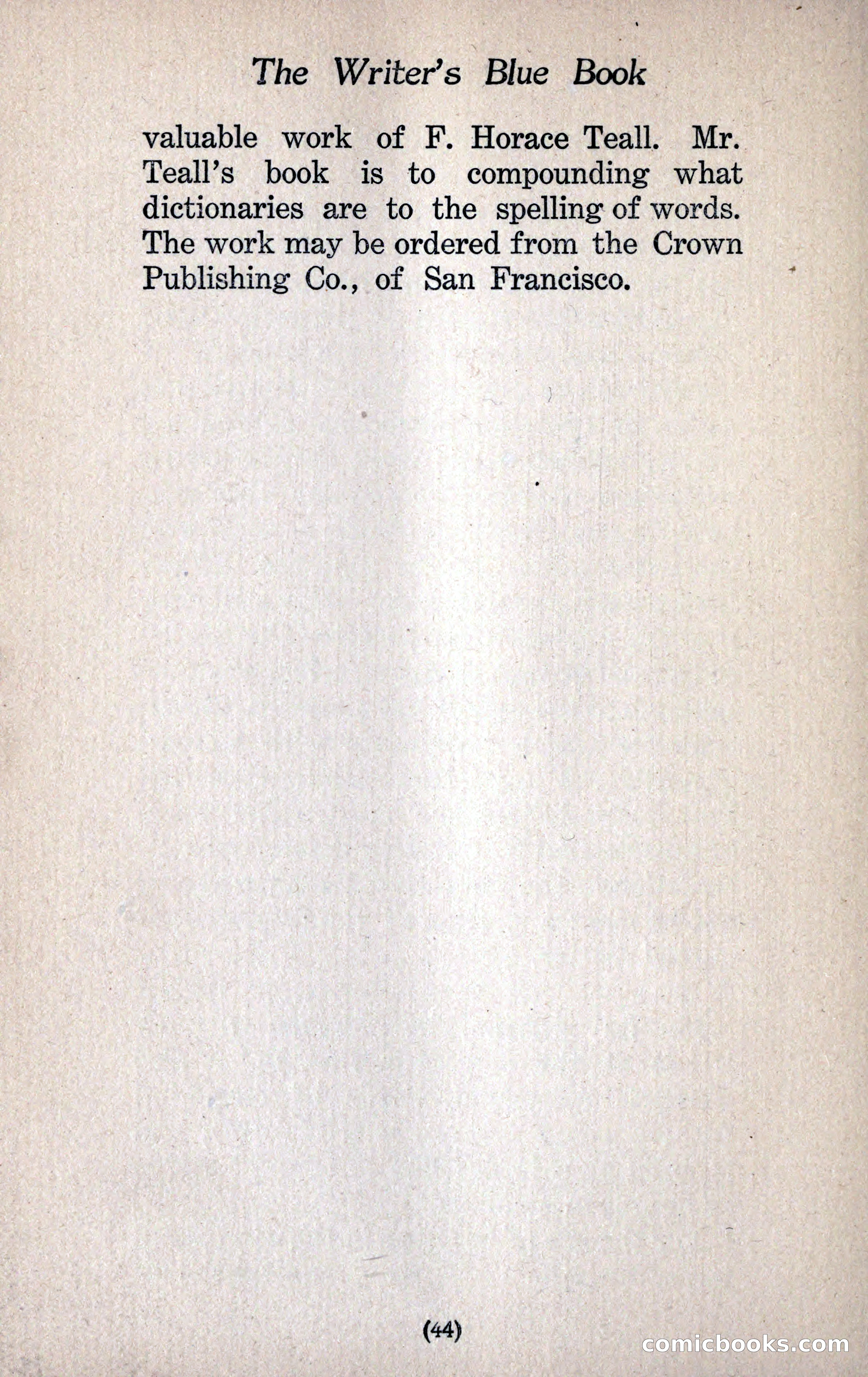 The Writer's Blue Book — page 48 of 95