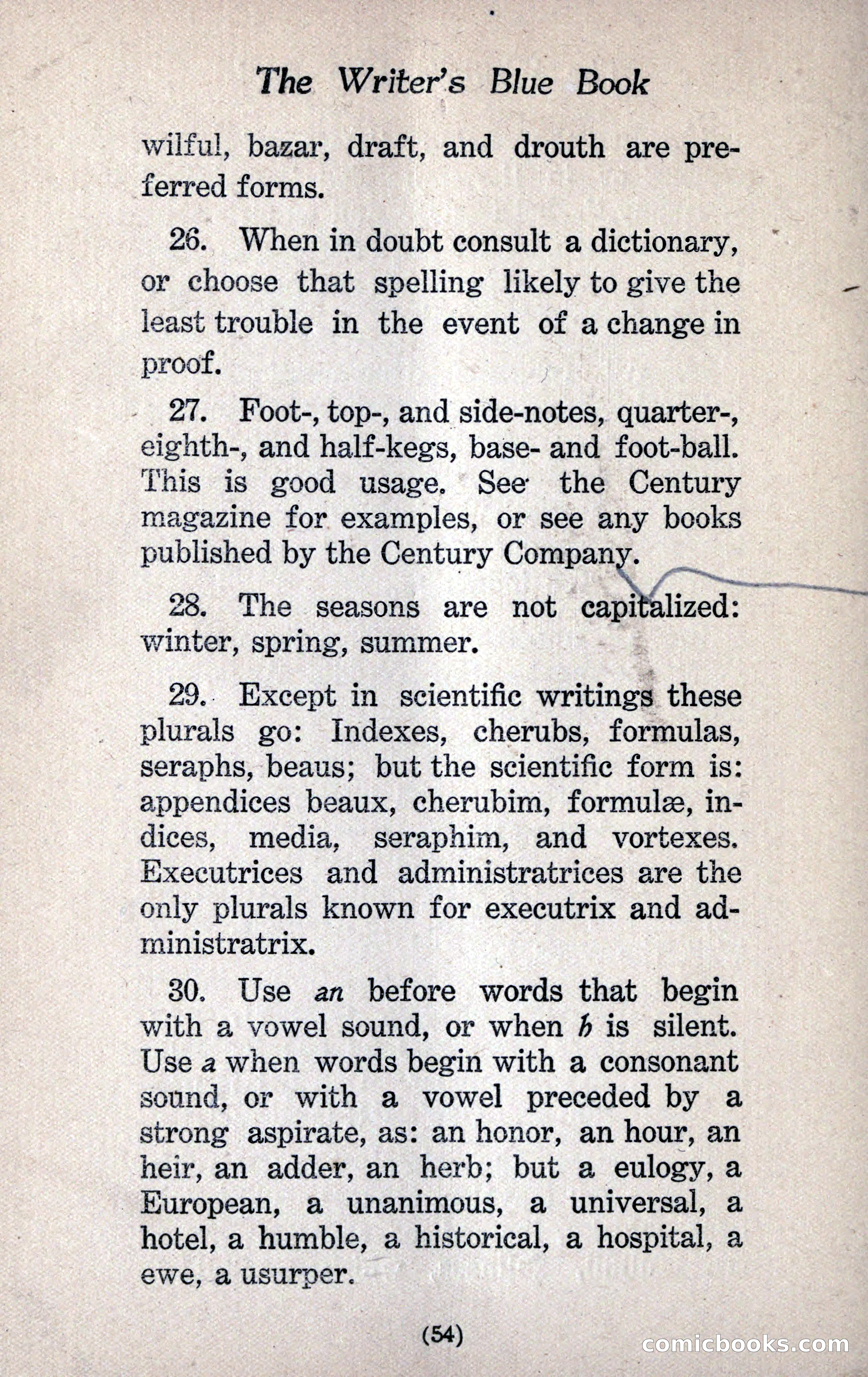 The Writer's Blue Book — page 58 of 95