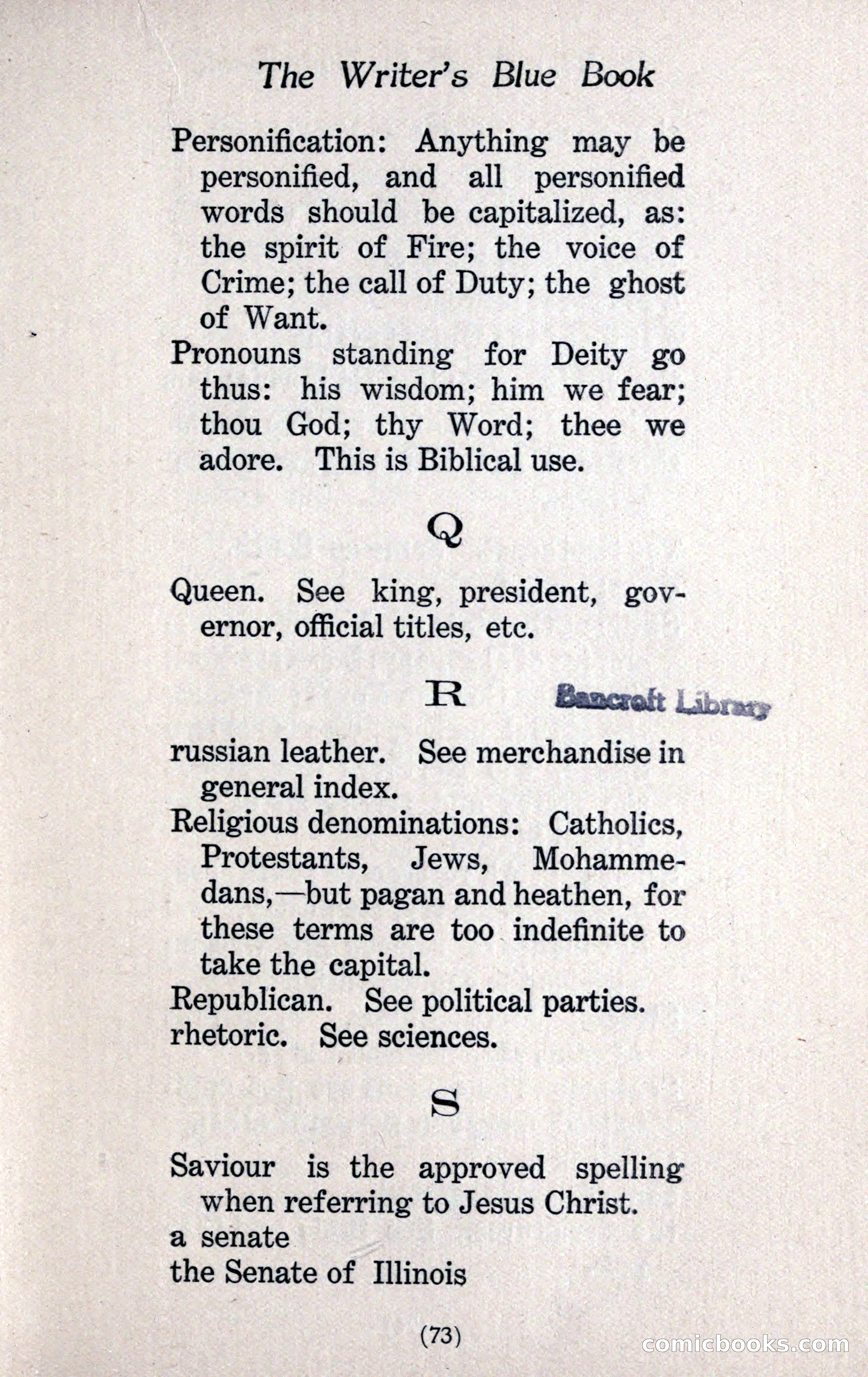 The Writer's Blue Book — page 77 of 95