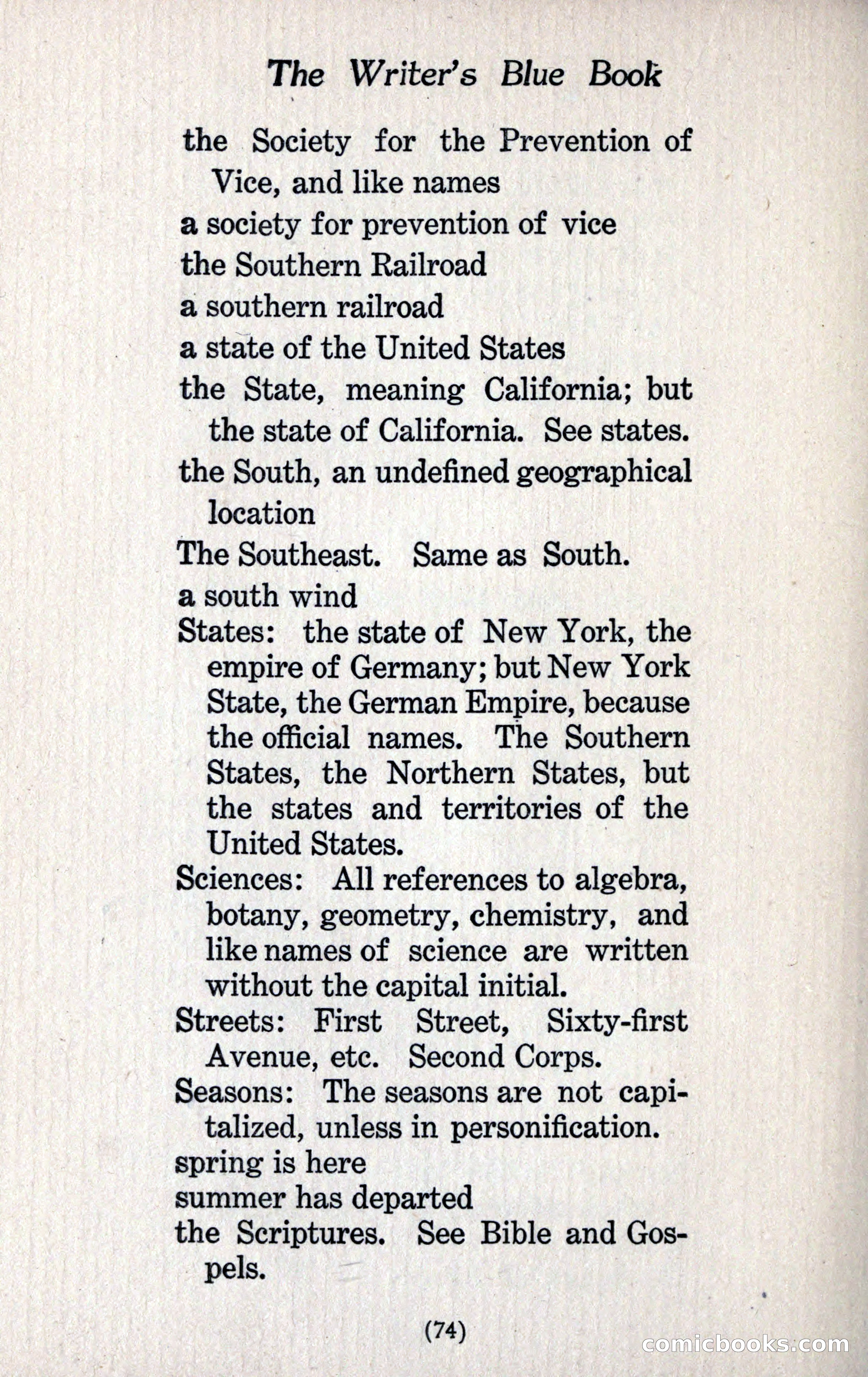 The Writer's Blue Book — page 78 of 95