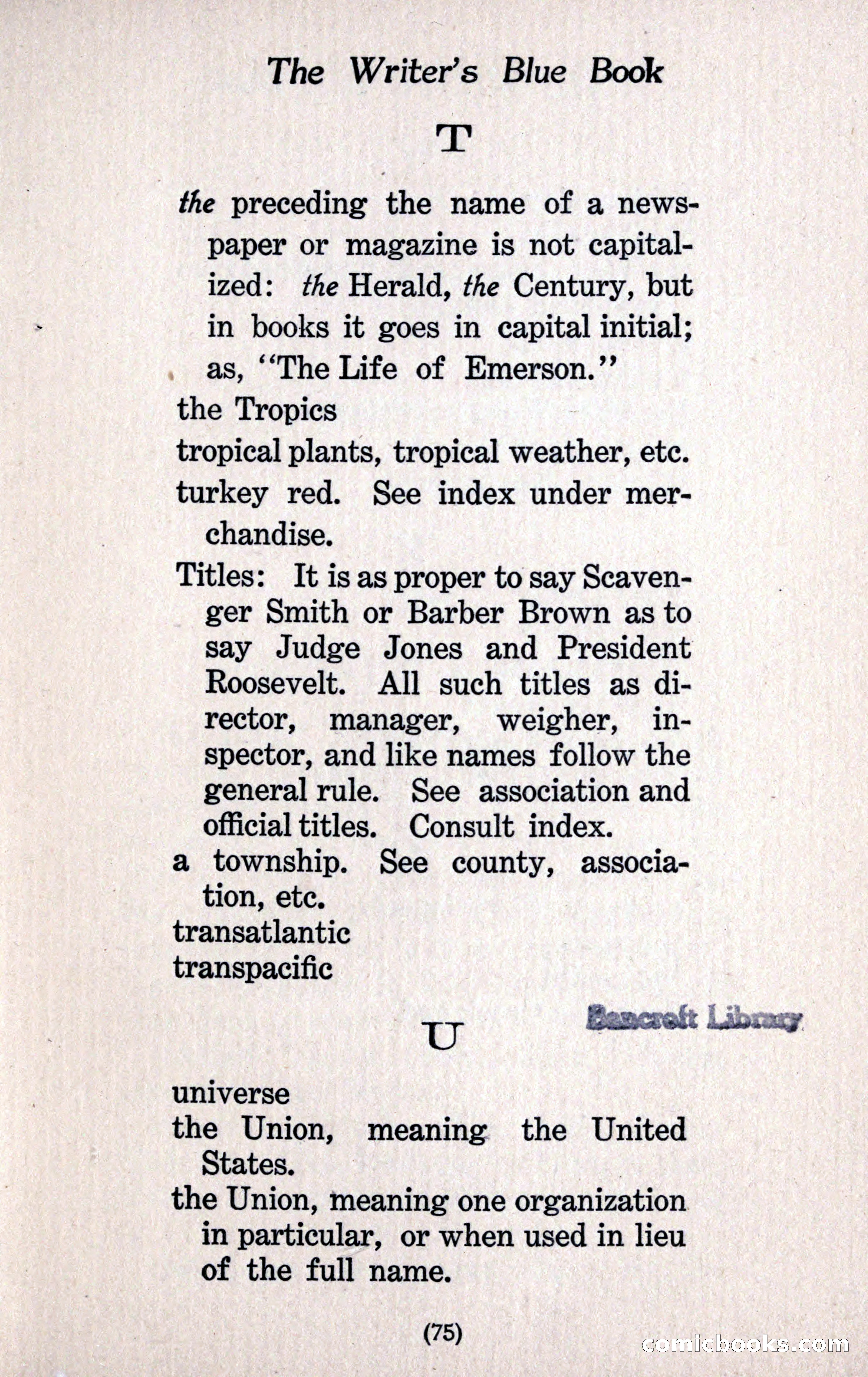 The Writer's Blue Book — page 79 of 95