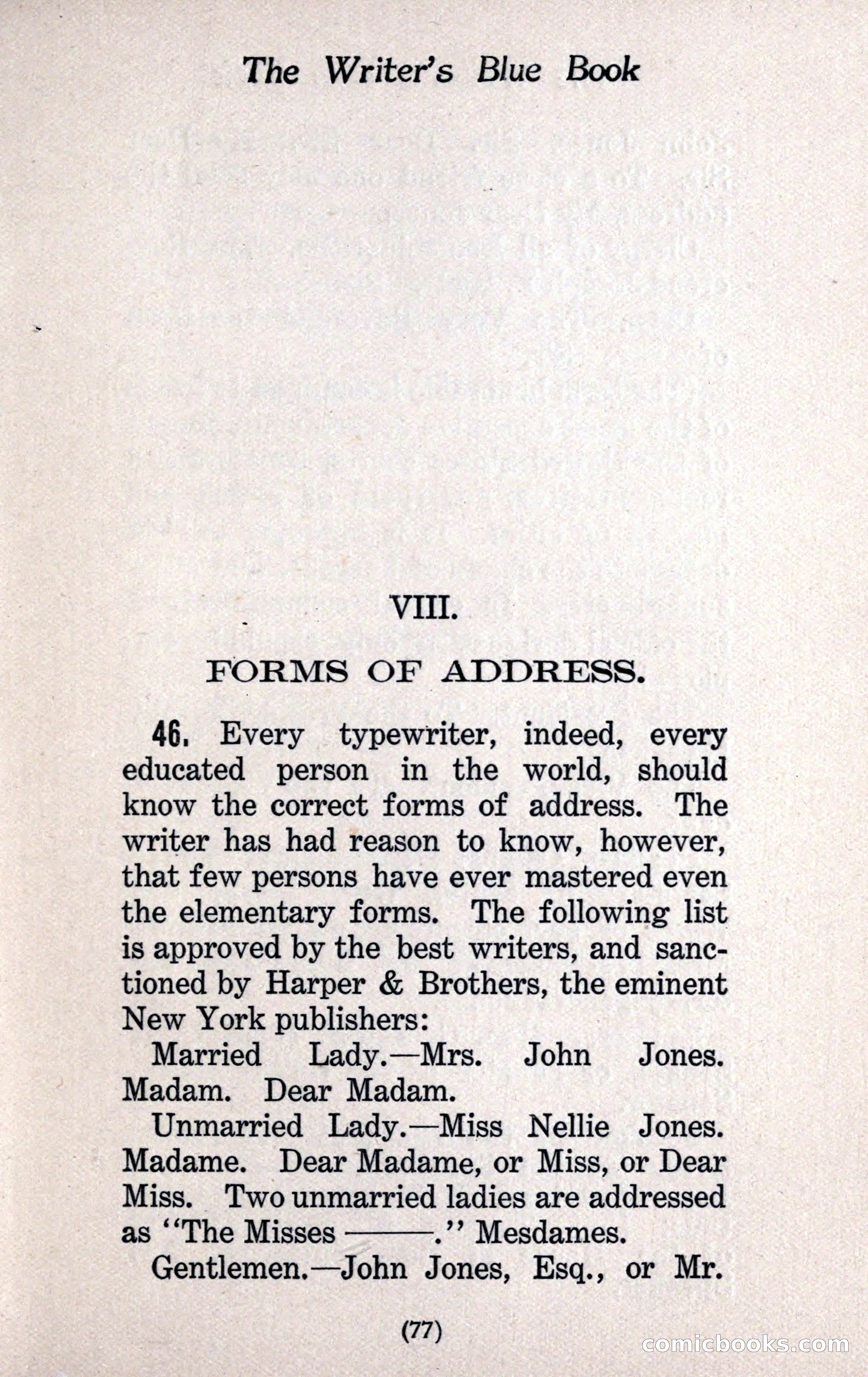 The Writer's Blue Book — page 81 of 95