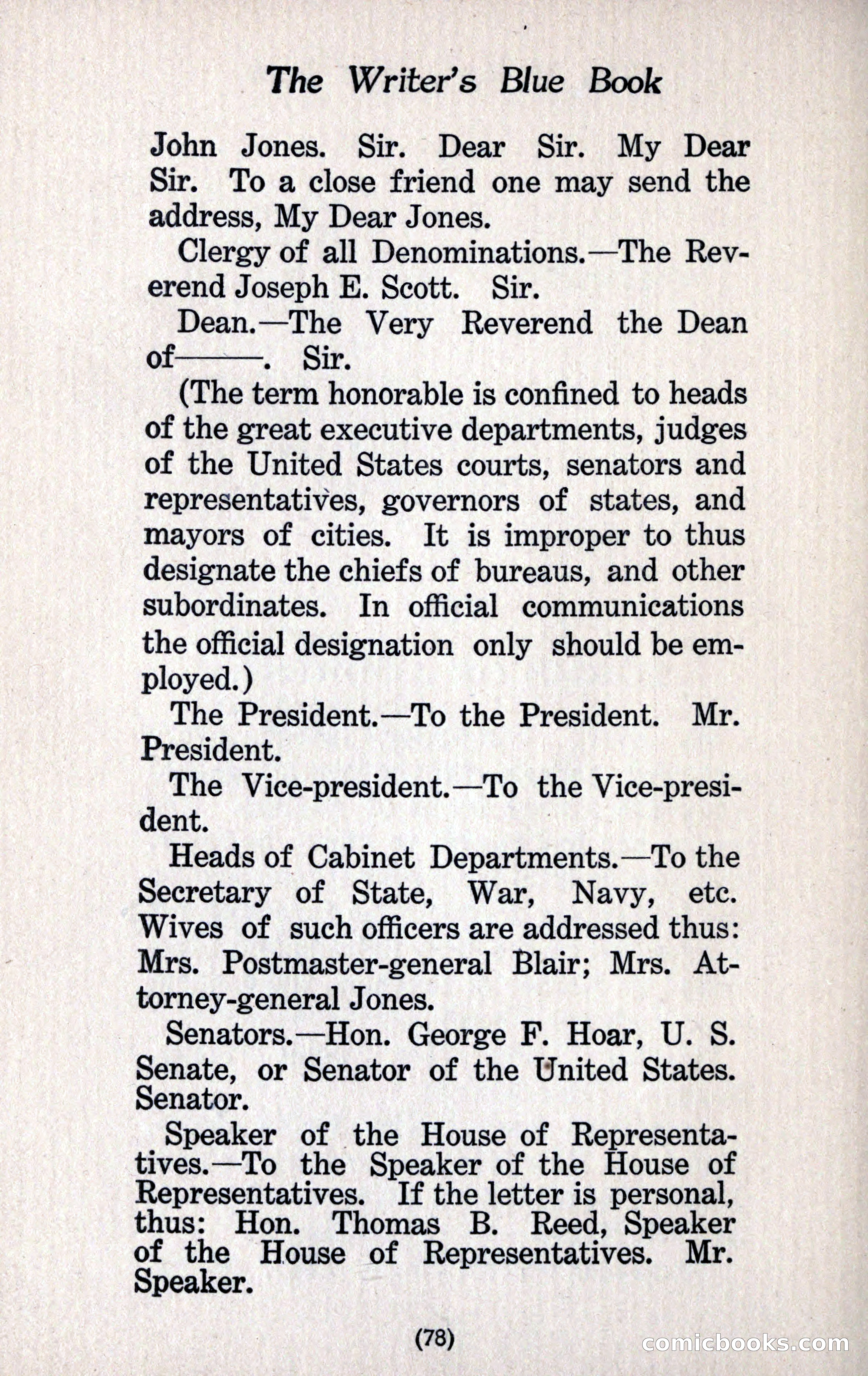 The Writer's Blue Book — page 82 of 95
