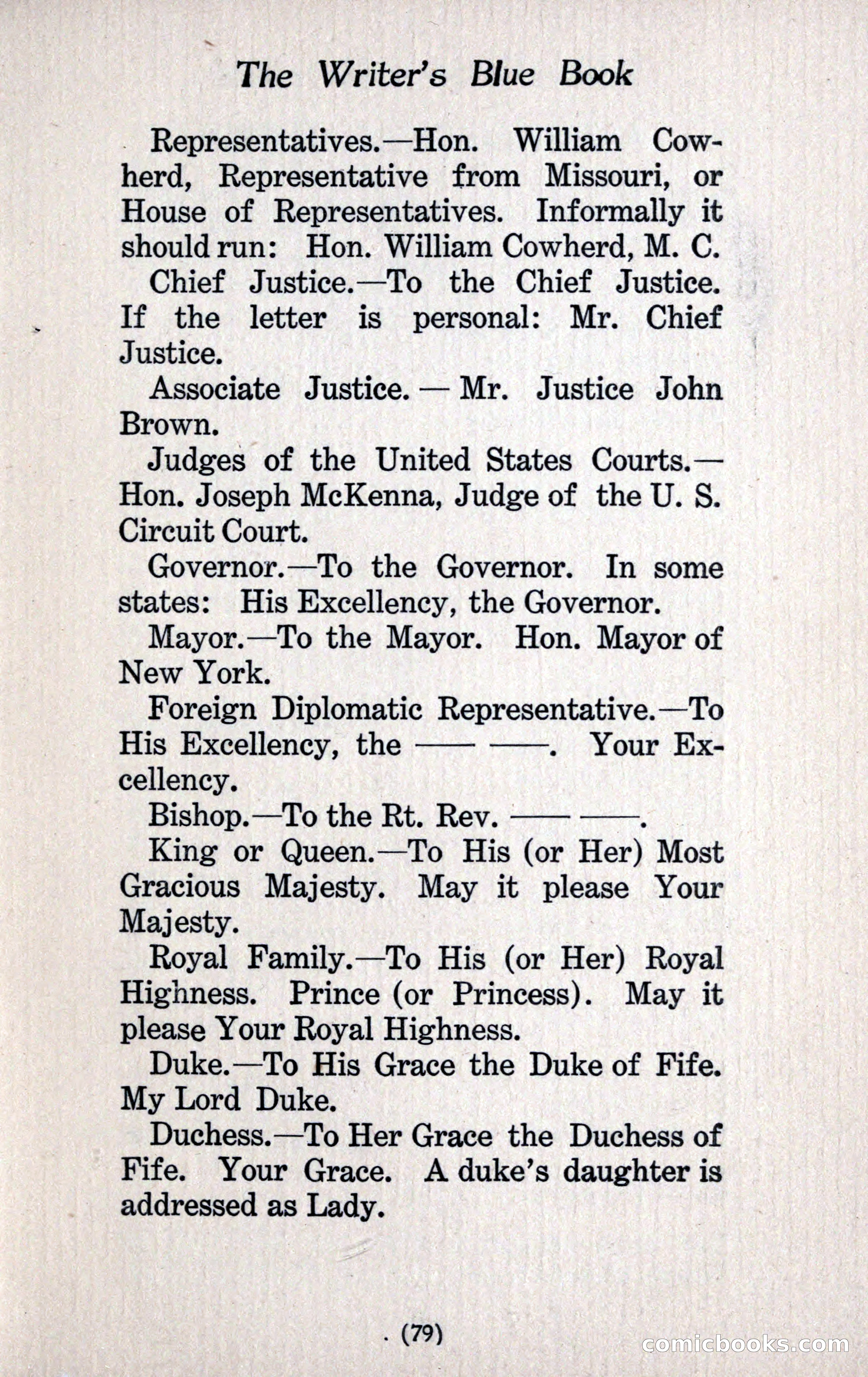 The Writer's Blue Book — page 83 of 95