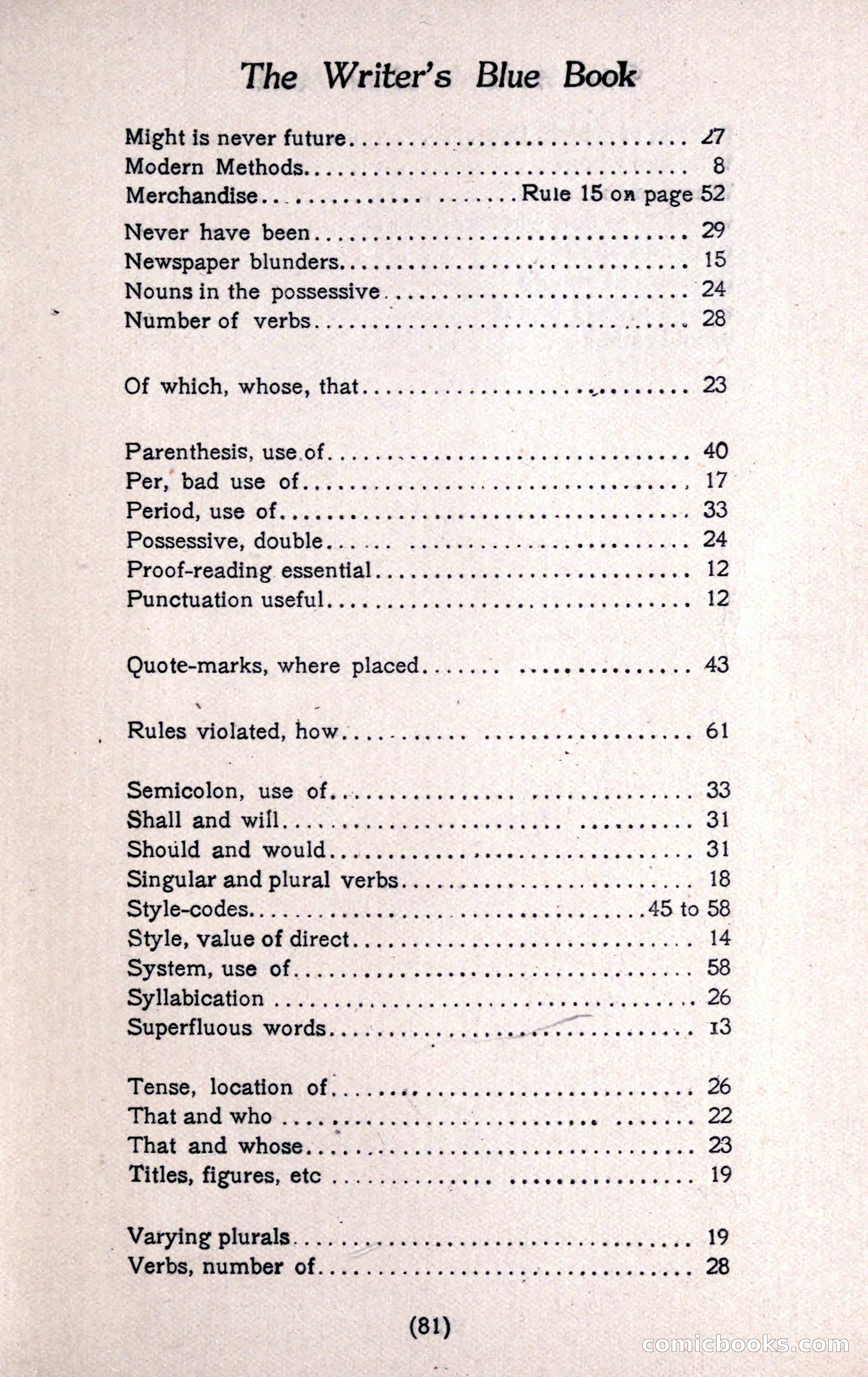 The Writer's Blue Book — page 85 of 95