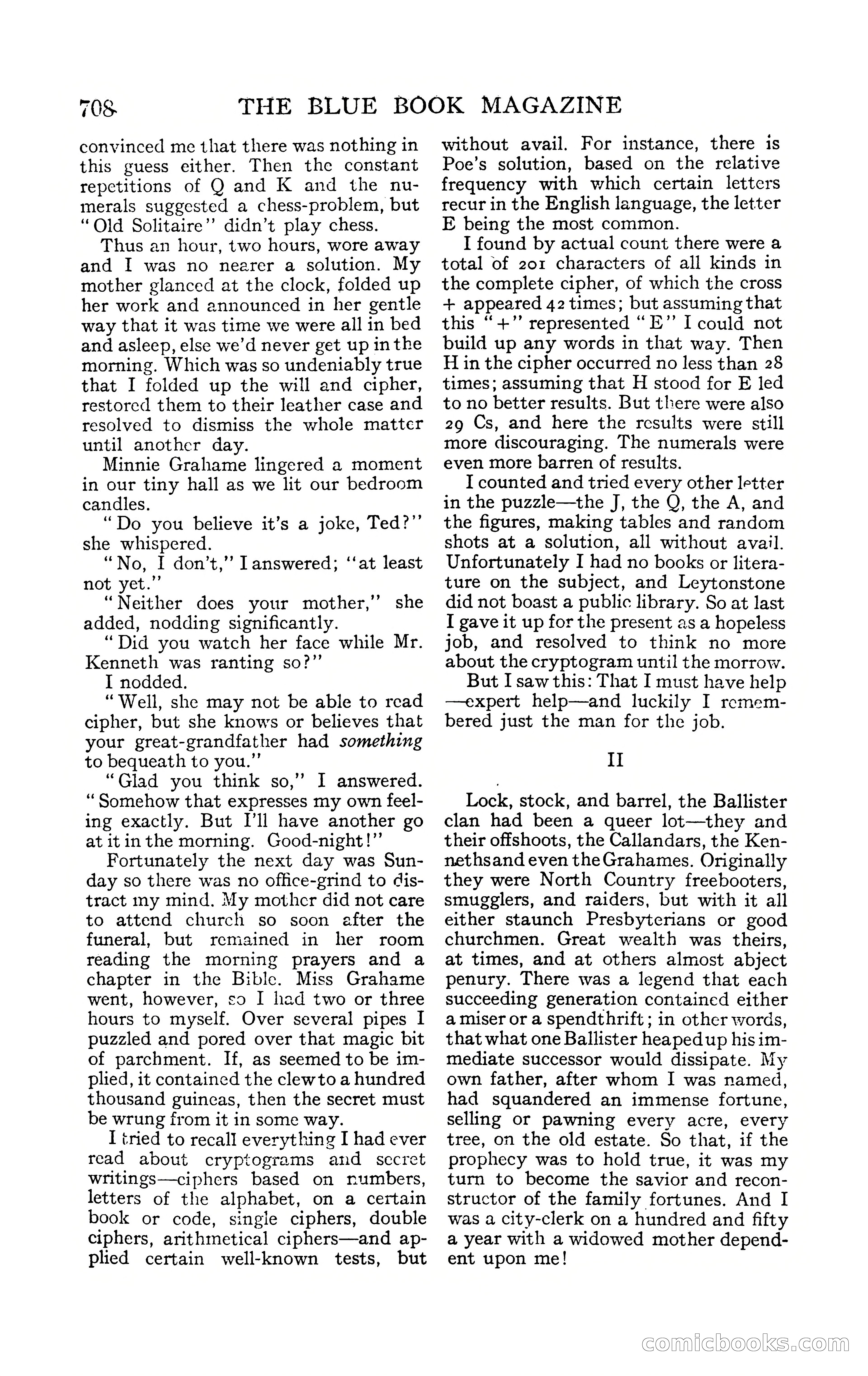 The Blue Book Magazine, February 1909 — page 40 of 244