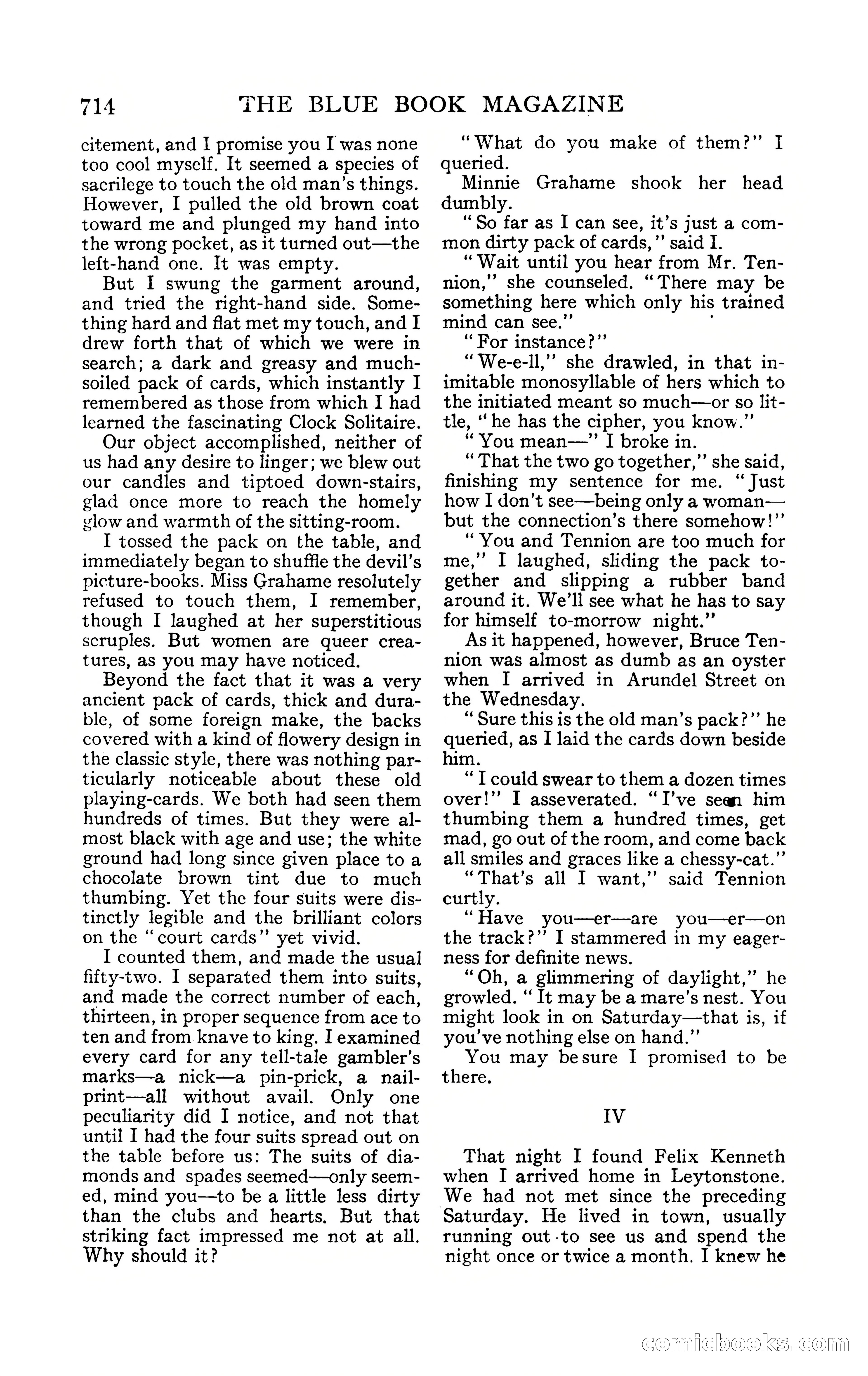 The Blue Book Magazine, February 1909 — page 46 of 244