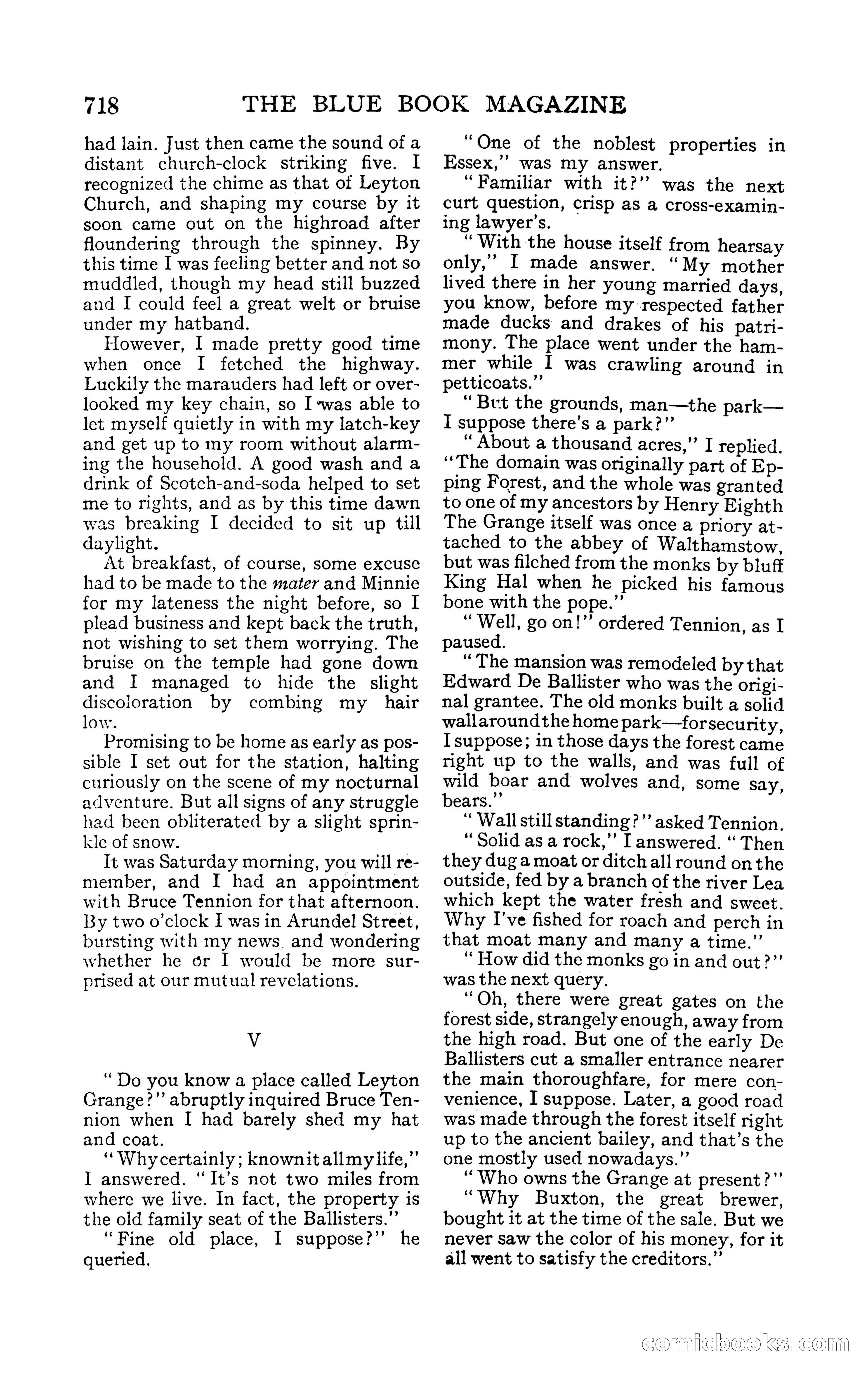 The Blue Book Magazine, February 1909 — page 50 of 244