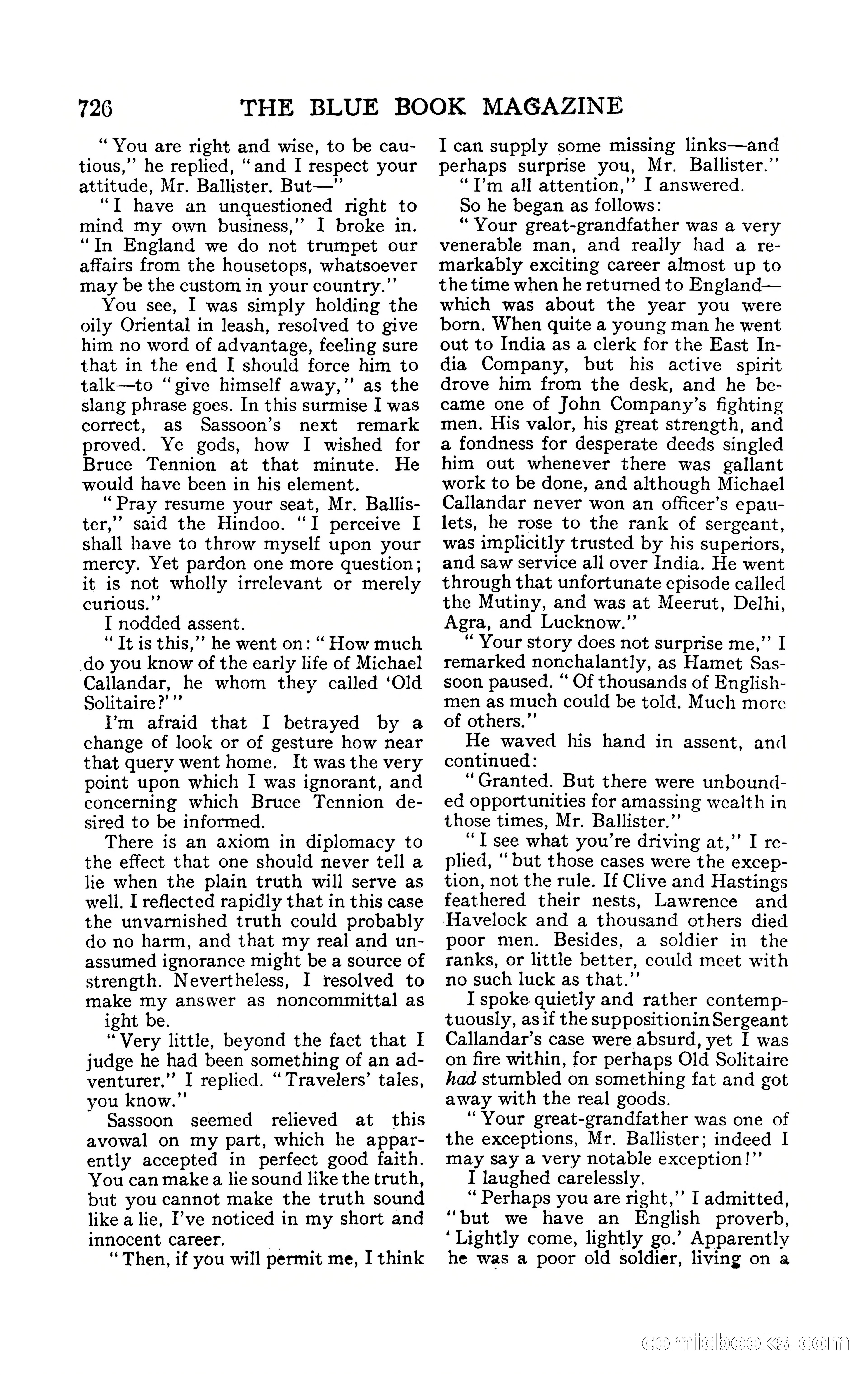 The Blue Book Magazine, February 1909 — page 58 of 244