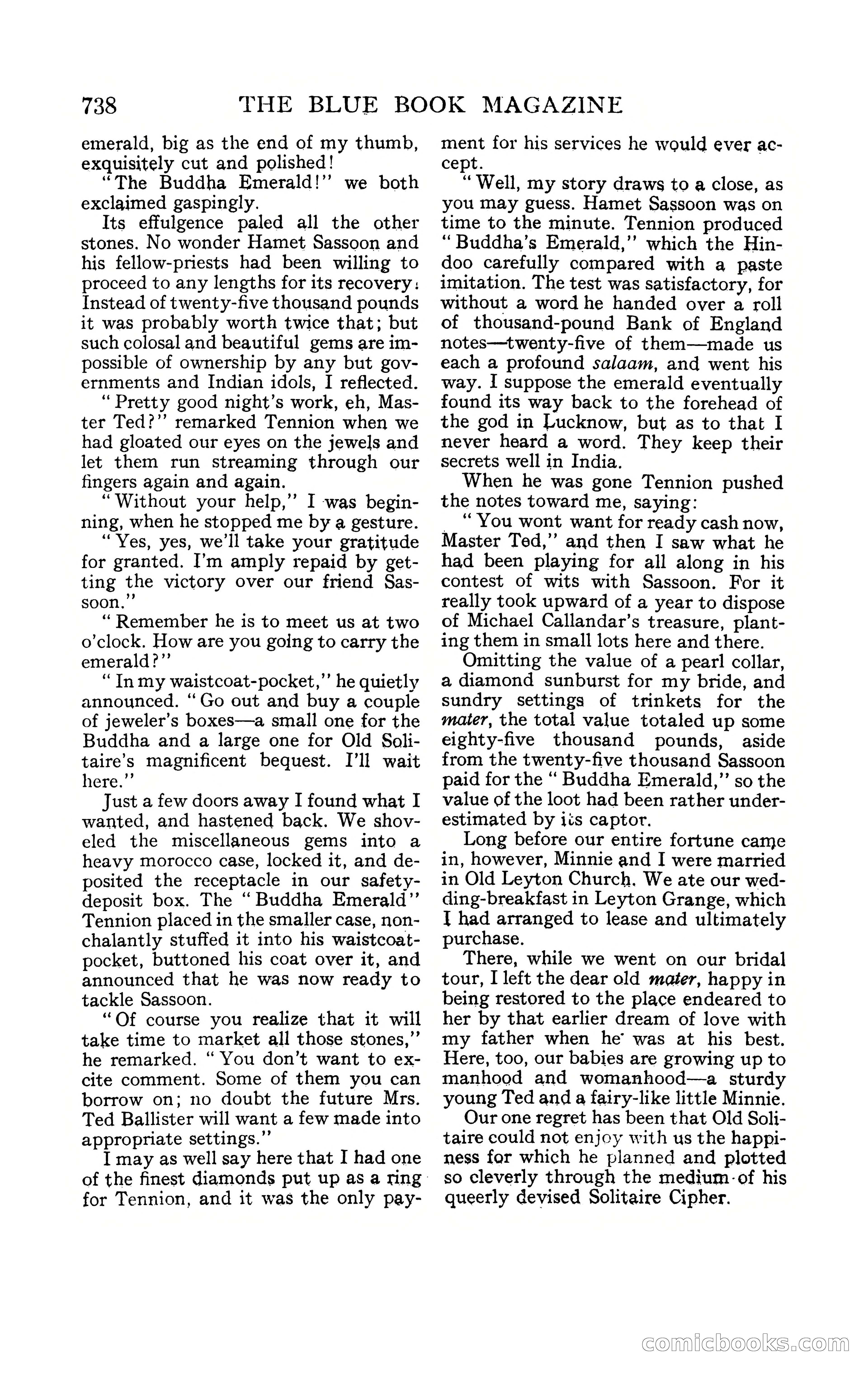 The Blue Book Magazine, February 1909 — page 70 of 244