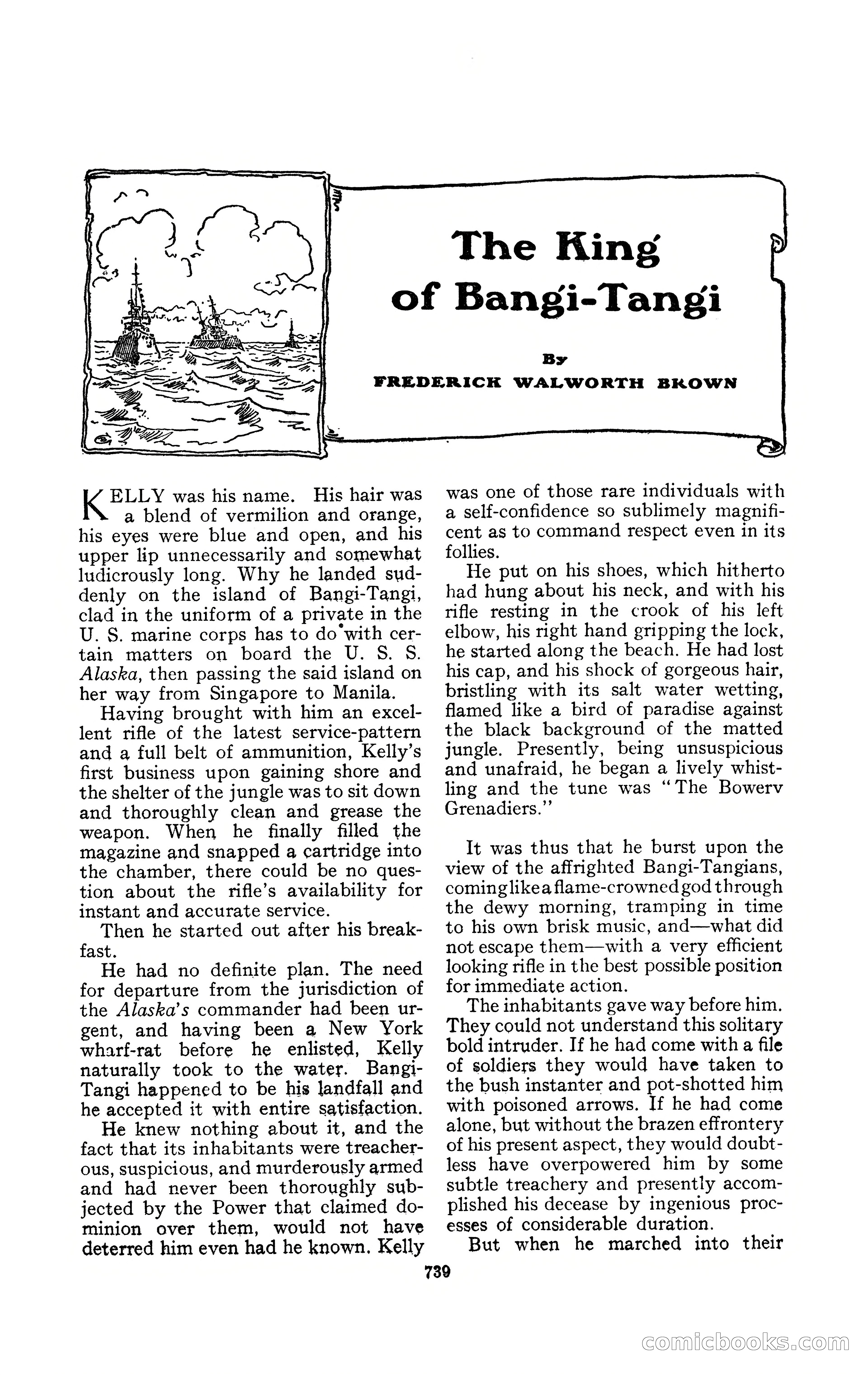 The Blue Book Magazine, February 1909 — page 71 of 244