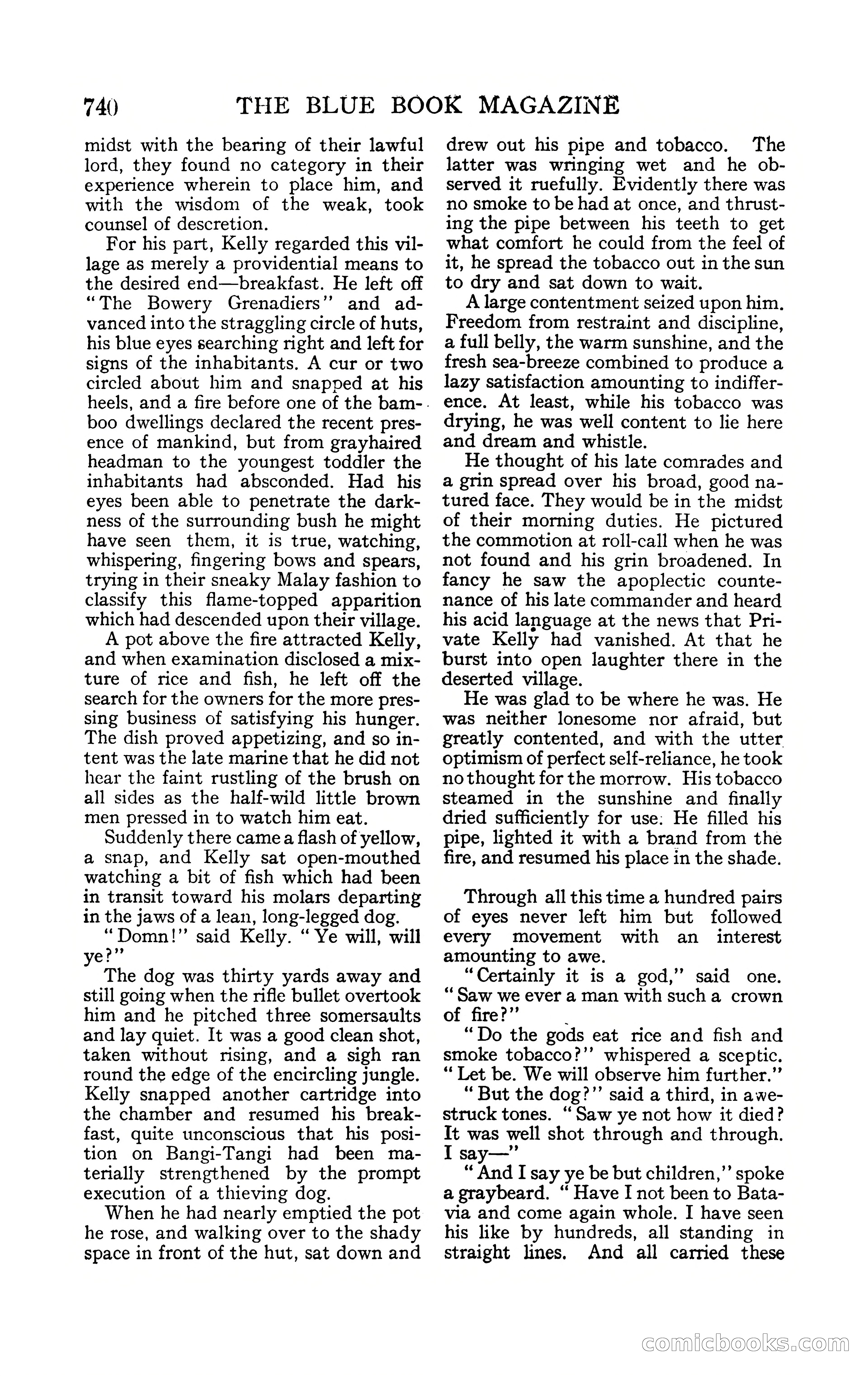 The Blue Book Magazine, February 1909 — page 72 of 244
