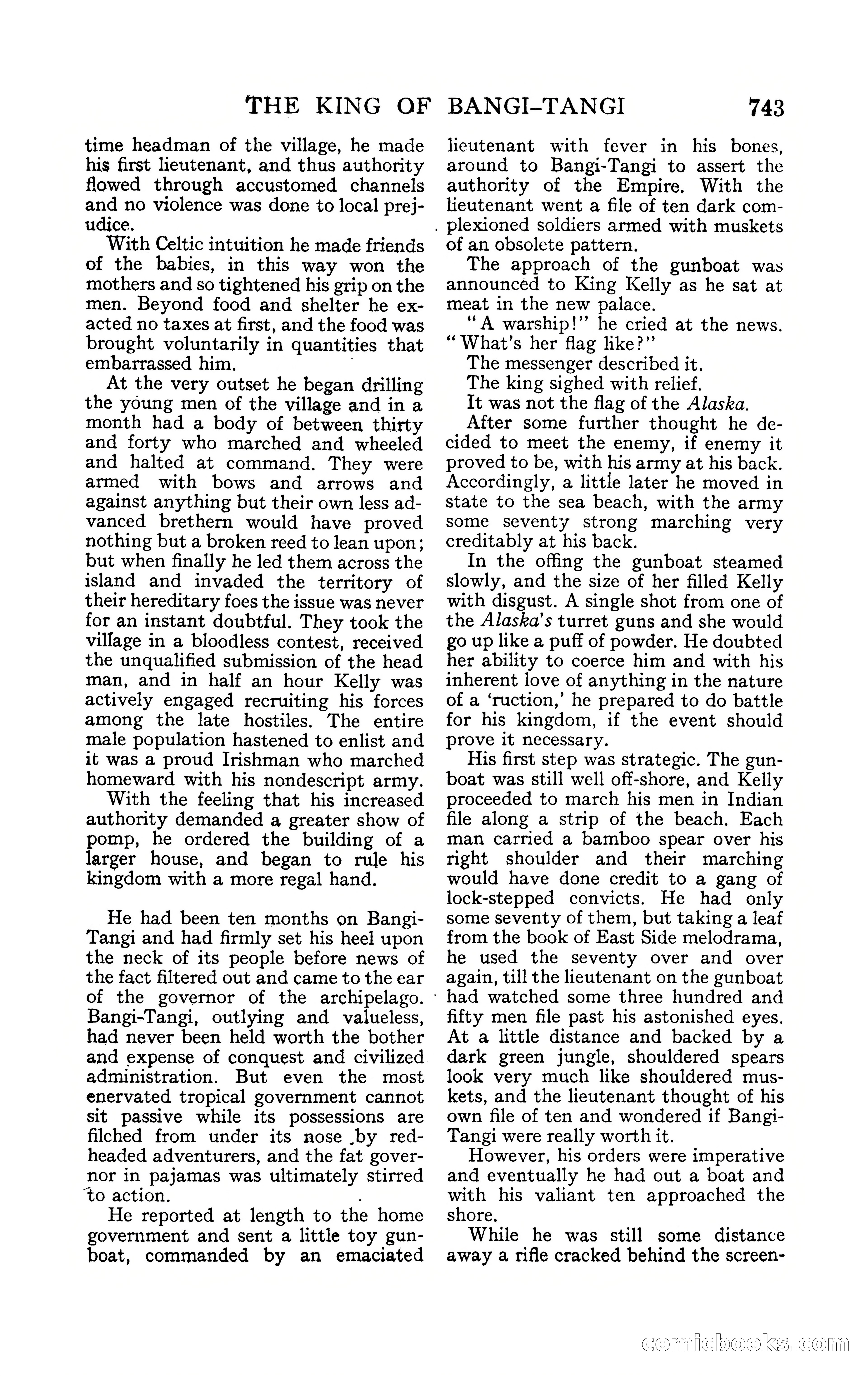 The Blue Book Magazine, February 1909 — page 75 of 244