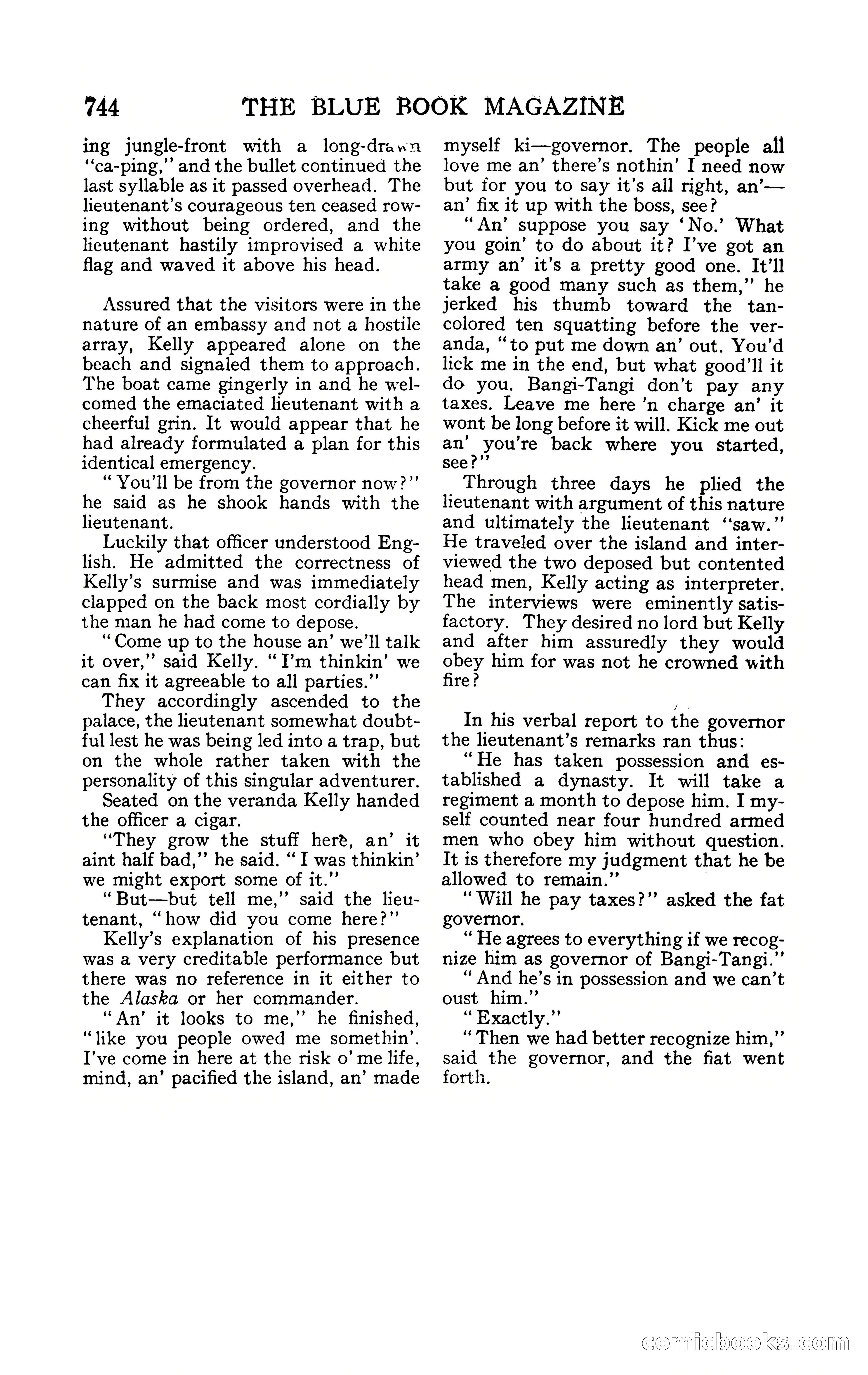 The Blue Book Magazine, February 1909 — page 76 of 244
