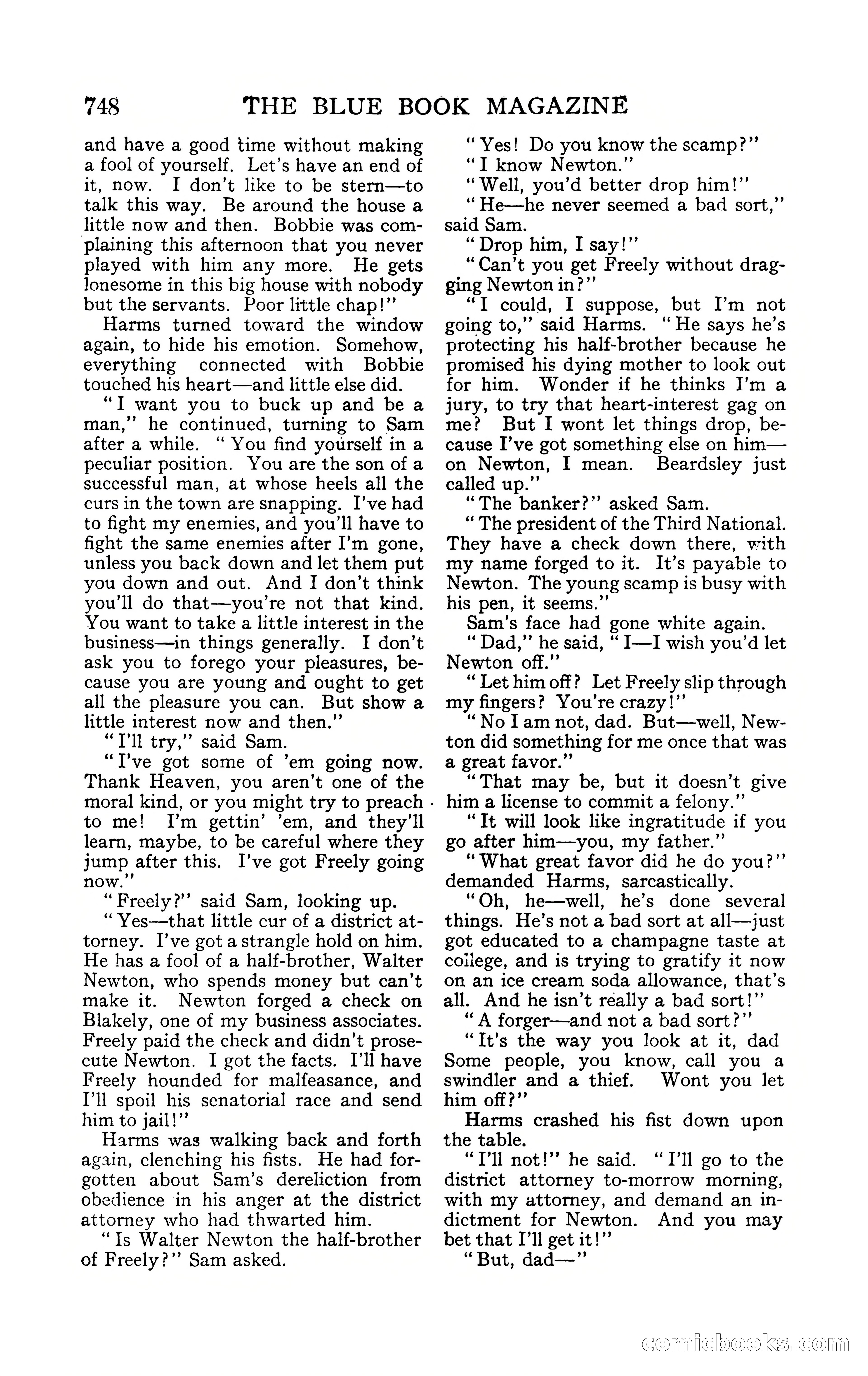 The Blue Book Magazine, February 1909 — page 80 of 244