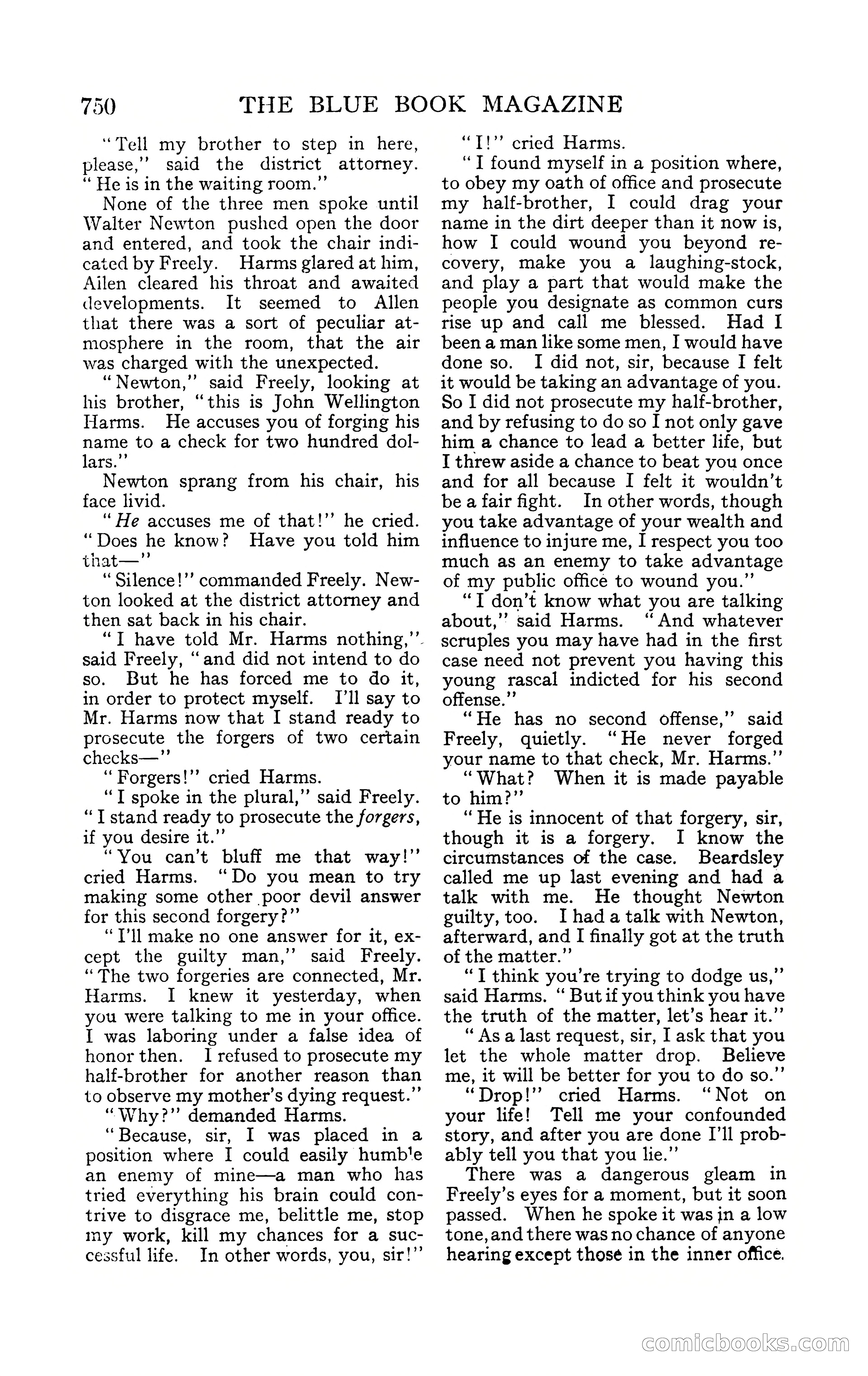 The Blue Book Magazine, February 1909 — page 82 of 244
